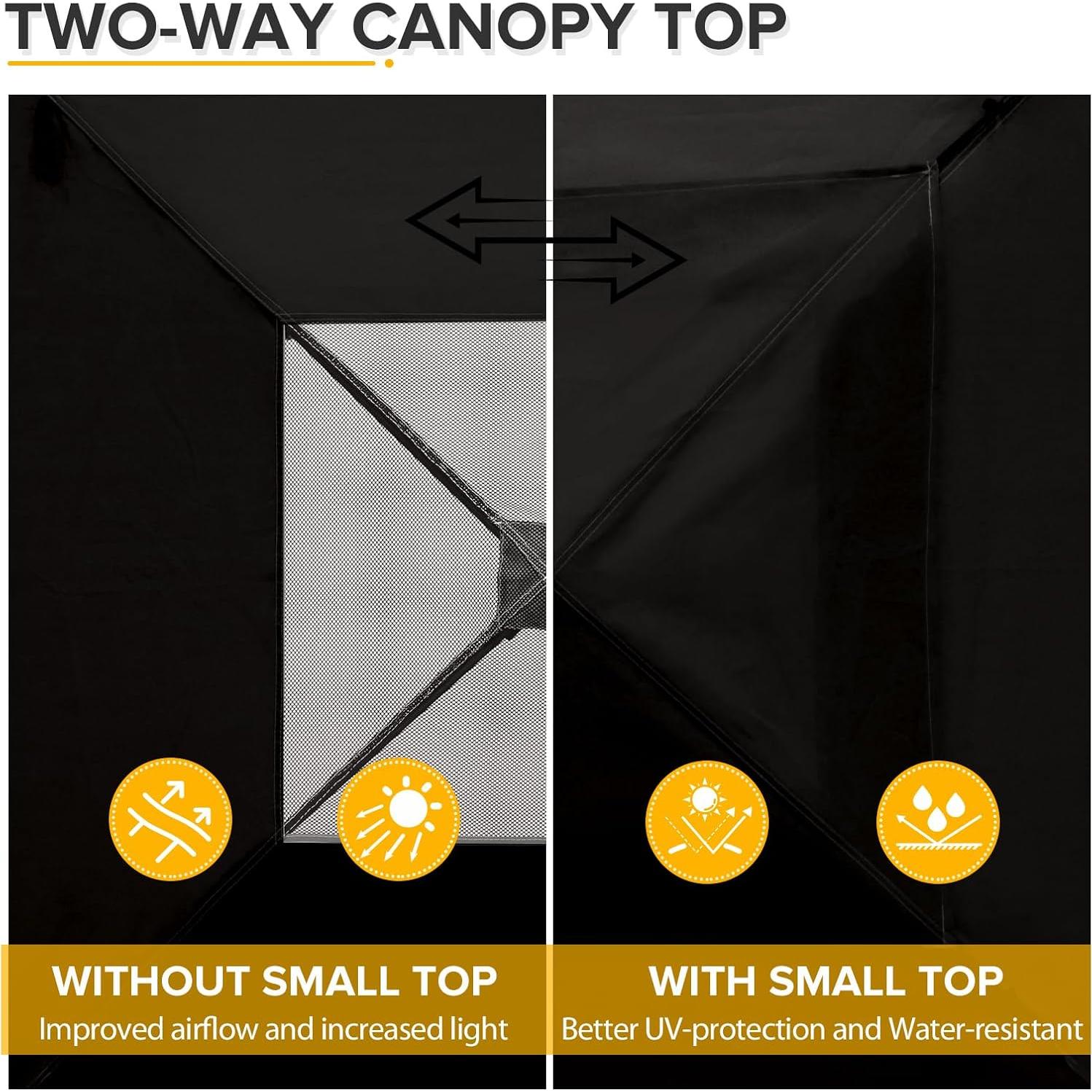 Tienda Canopy Plegable EAGLE PEAK 4x4 con Techo Ventilado