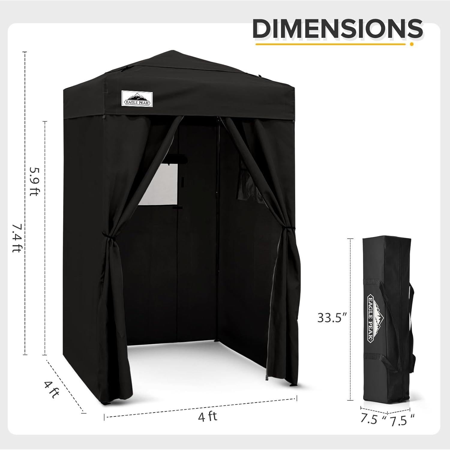 Tienda Canopy Plegable EAGLE PEAK 4x4 con Techo Ventilado