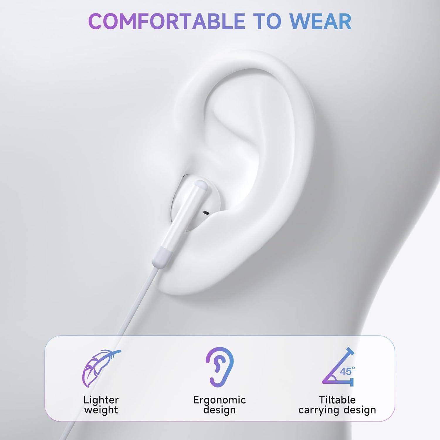 Auriculares USB C ZENIPER para iPhone 17/16/15 Pro Max - Sonido HD