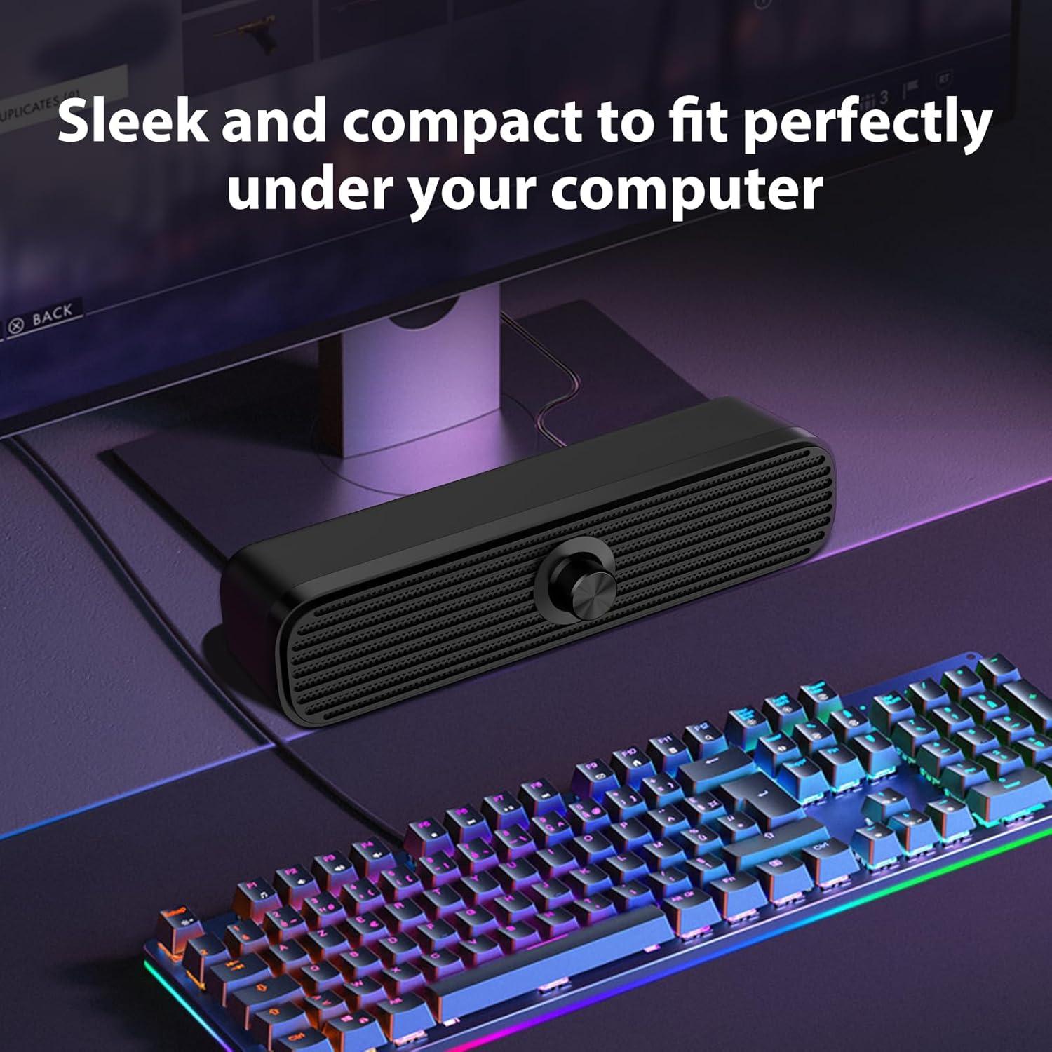 Altavoces Multimedia 1Mii ST-18 USB 3W para PC y Laptop