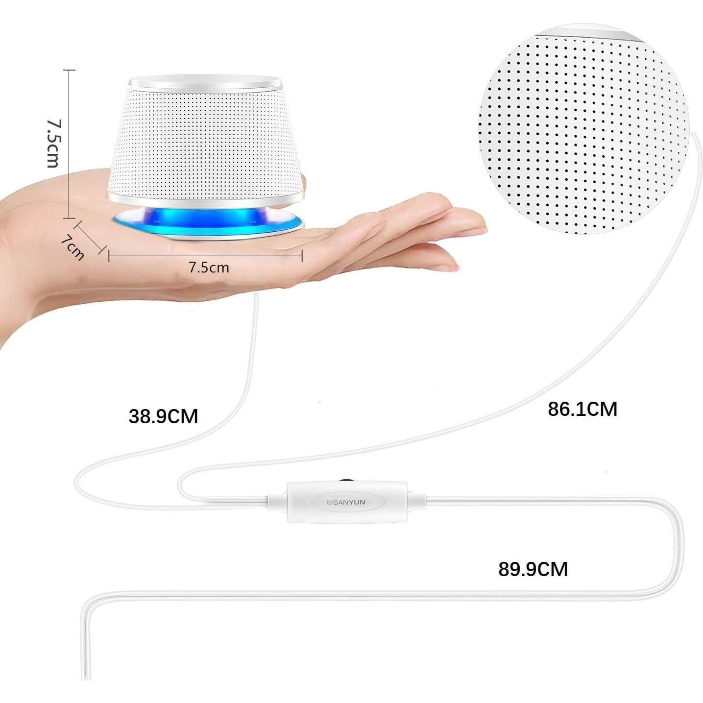 Altavoces Multimedia Sanyun SW102 5W x 2 Estéreo USB 3.5mm