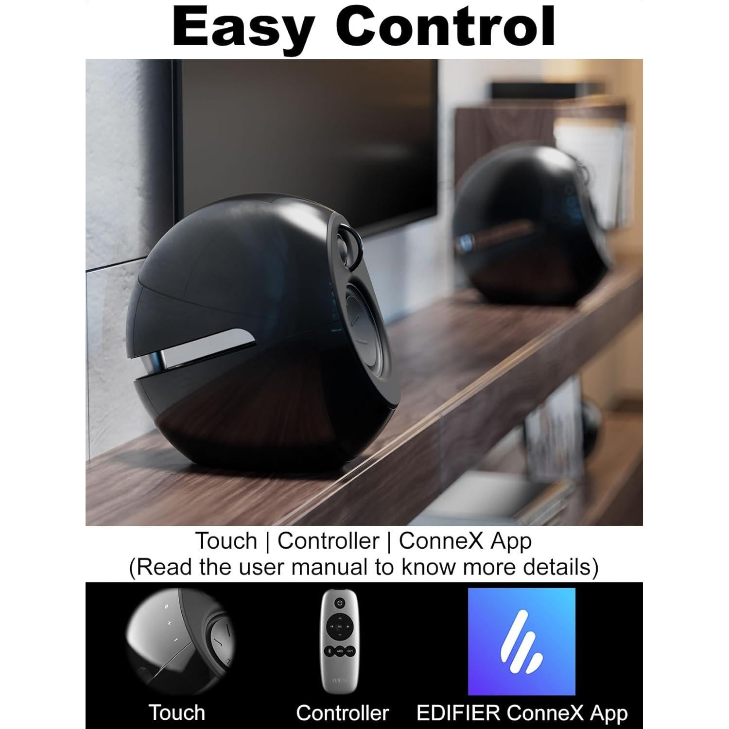 Altavoces Edifier e25HD 74W Bluetooth 5.3 Hi-Res 24bit/96kHz