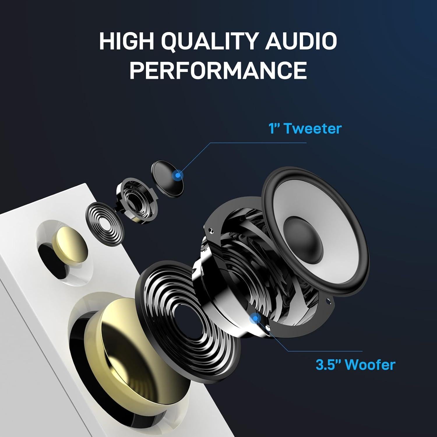 Altavoces de Estantería Probox BT16 60W Bluetooth 5.3 2.0