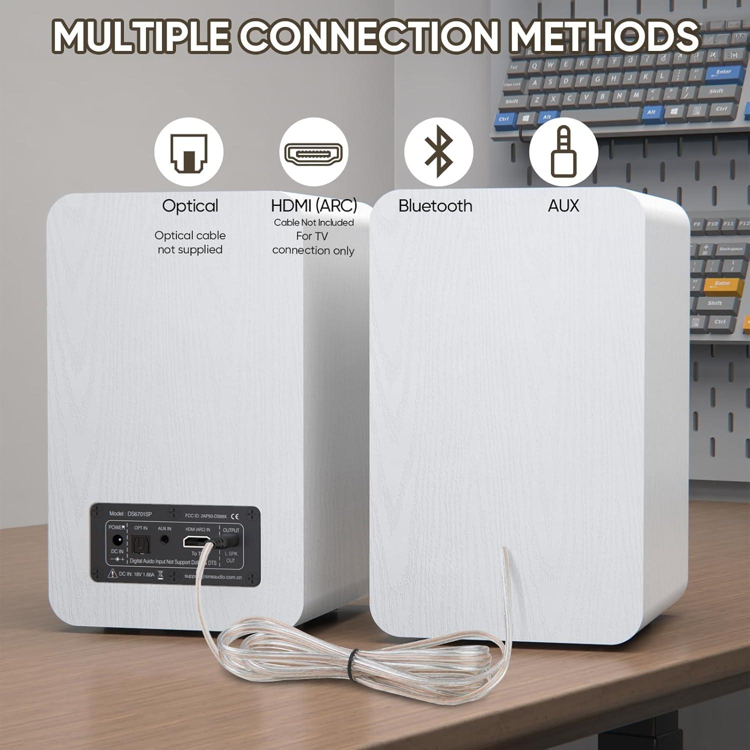 Altavoces de Estantería Saiyin DS6701SP 60W Bluetooth 5.3