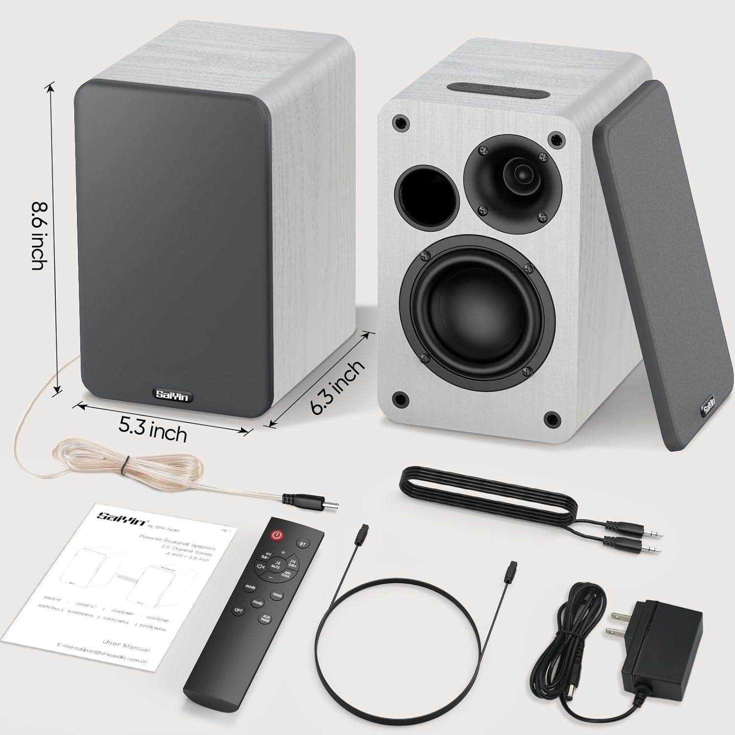 Altavoces de Estantería Saiyin DS6701SP 60W Bluetooth 5.3