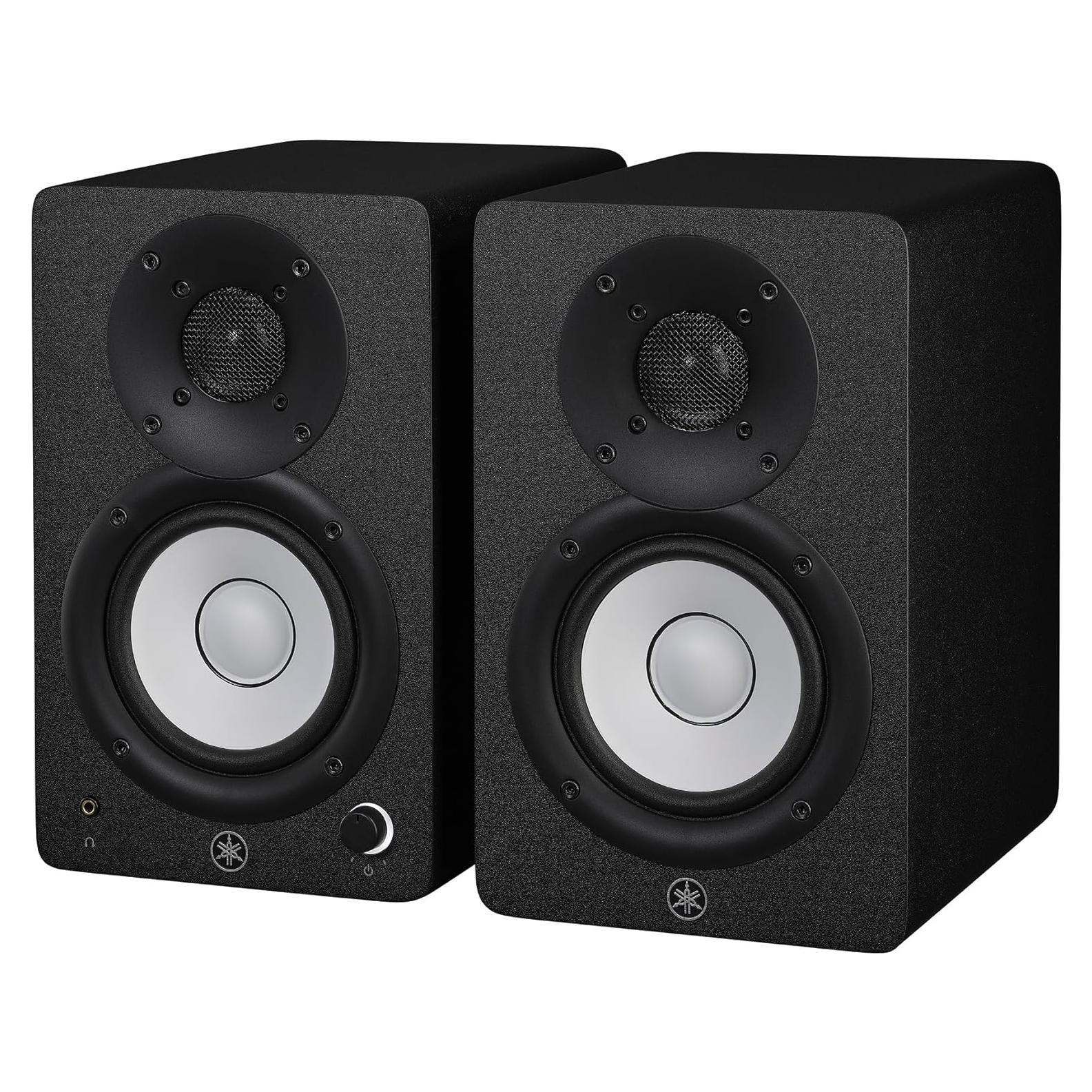 Monitores de Estudio Yamaha HS4 Alimentados en Negro - Par