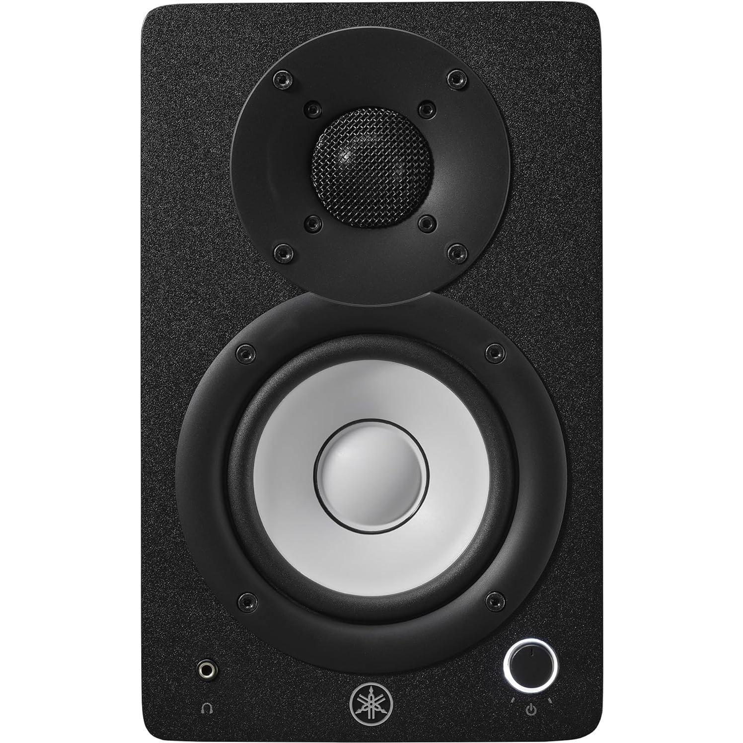 Monitores de Estudio Yamaha HS4 Alimentados en Negro - Par