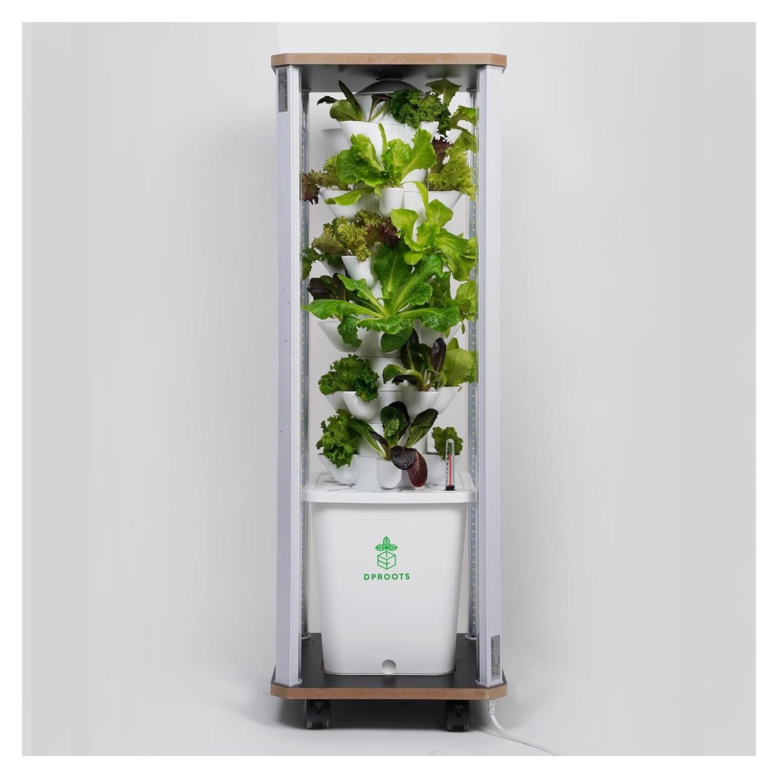 Sistema Hidropónico Vertical DPROOTS T6 para 30 Plantas