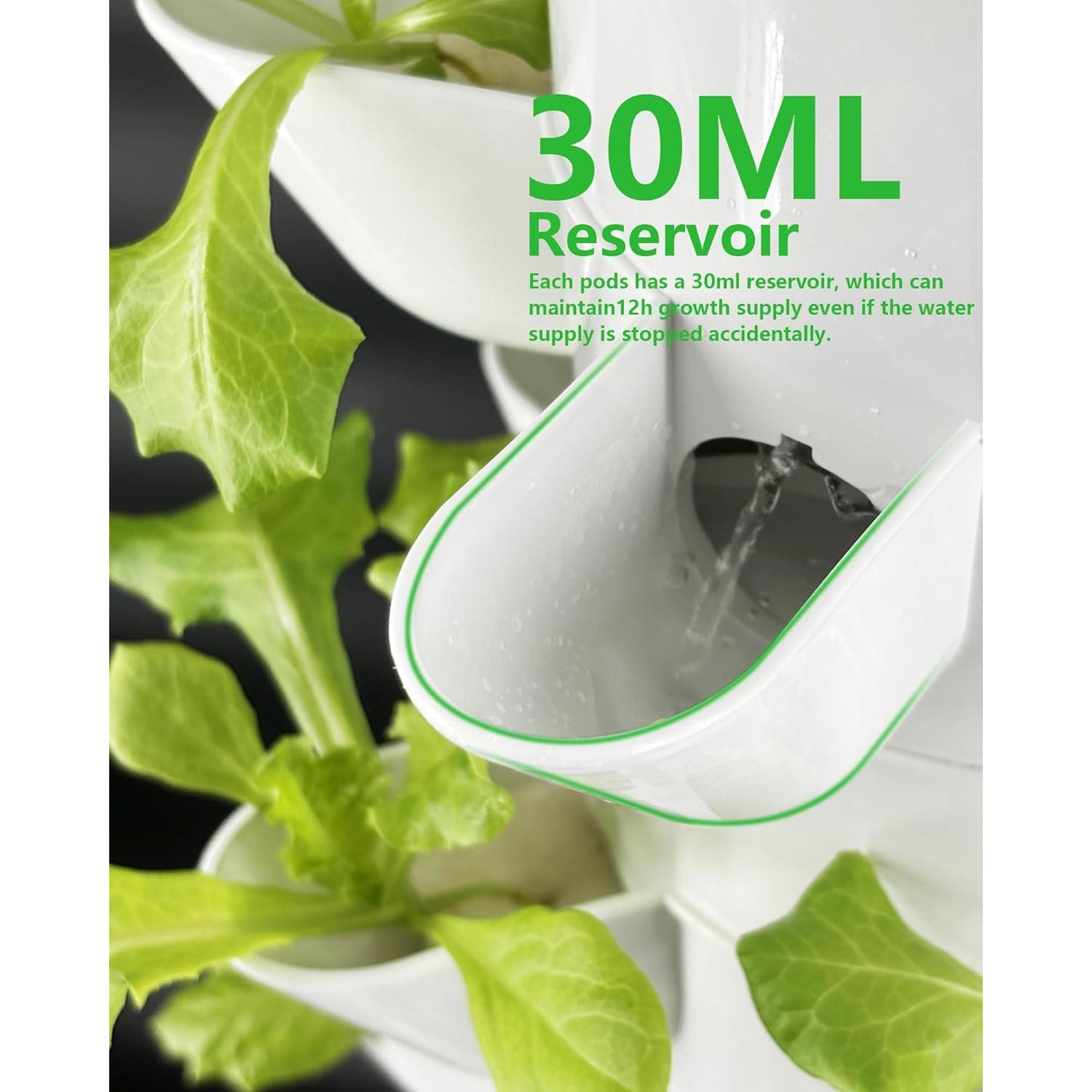 Sistema Hidropónico Vertical DPROOTS T6 para 30 Plantas