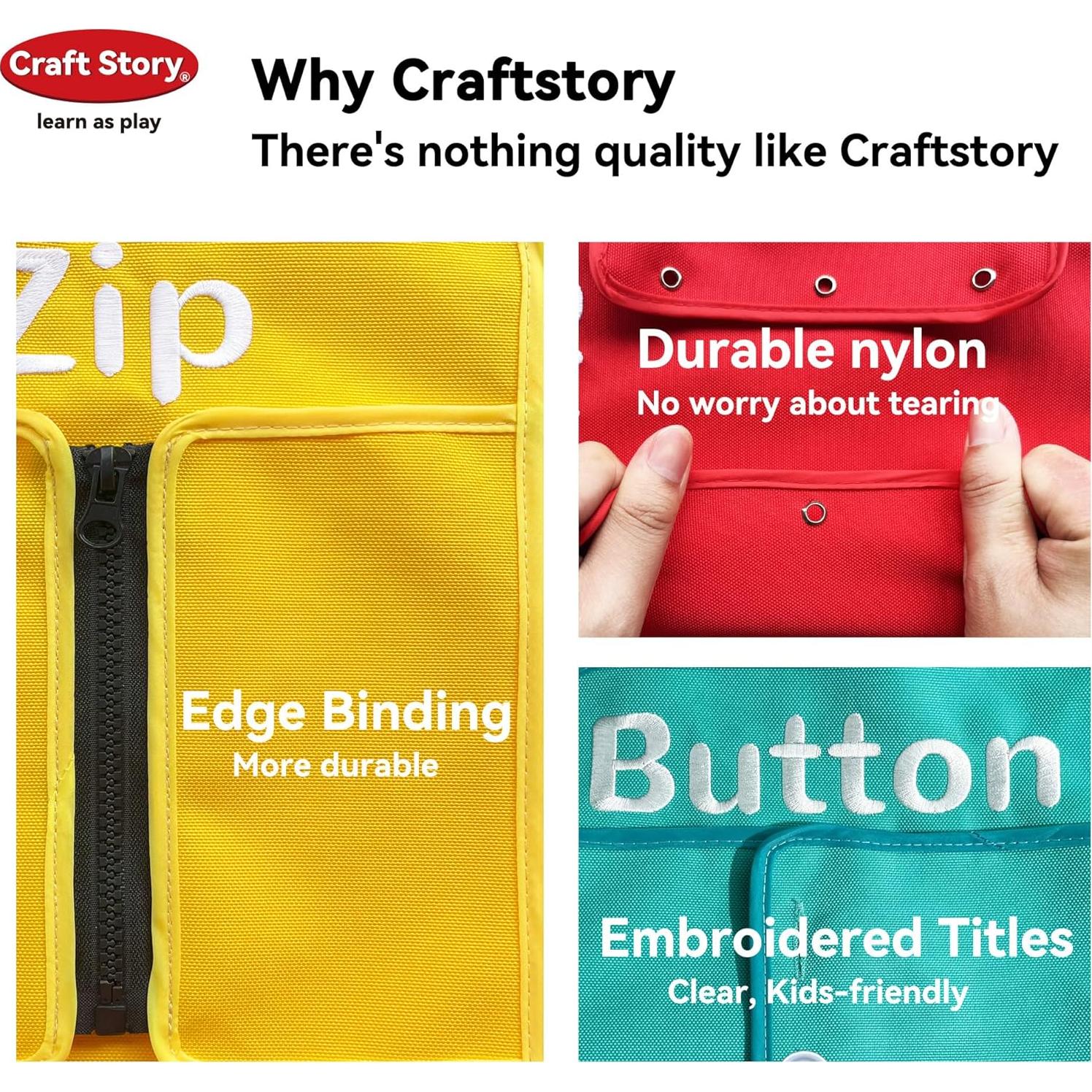 Tablero Ocupado Montessori Craftstory 27x21 cm Habilidades Motoras