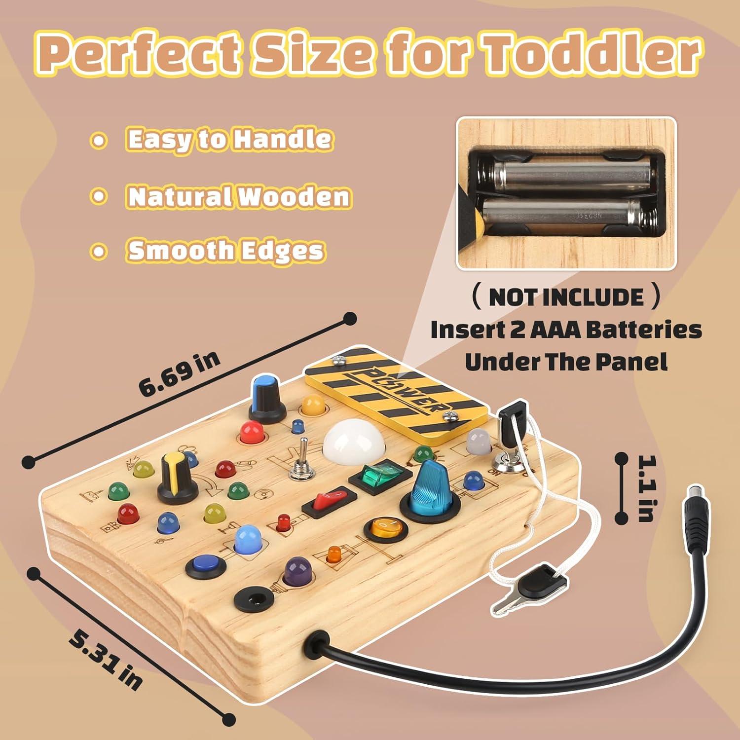 Tablero Ocupado Montessori Joyreal para Niños 18+ Meses