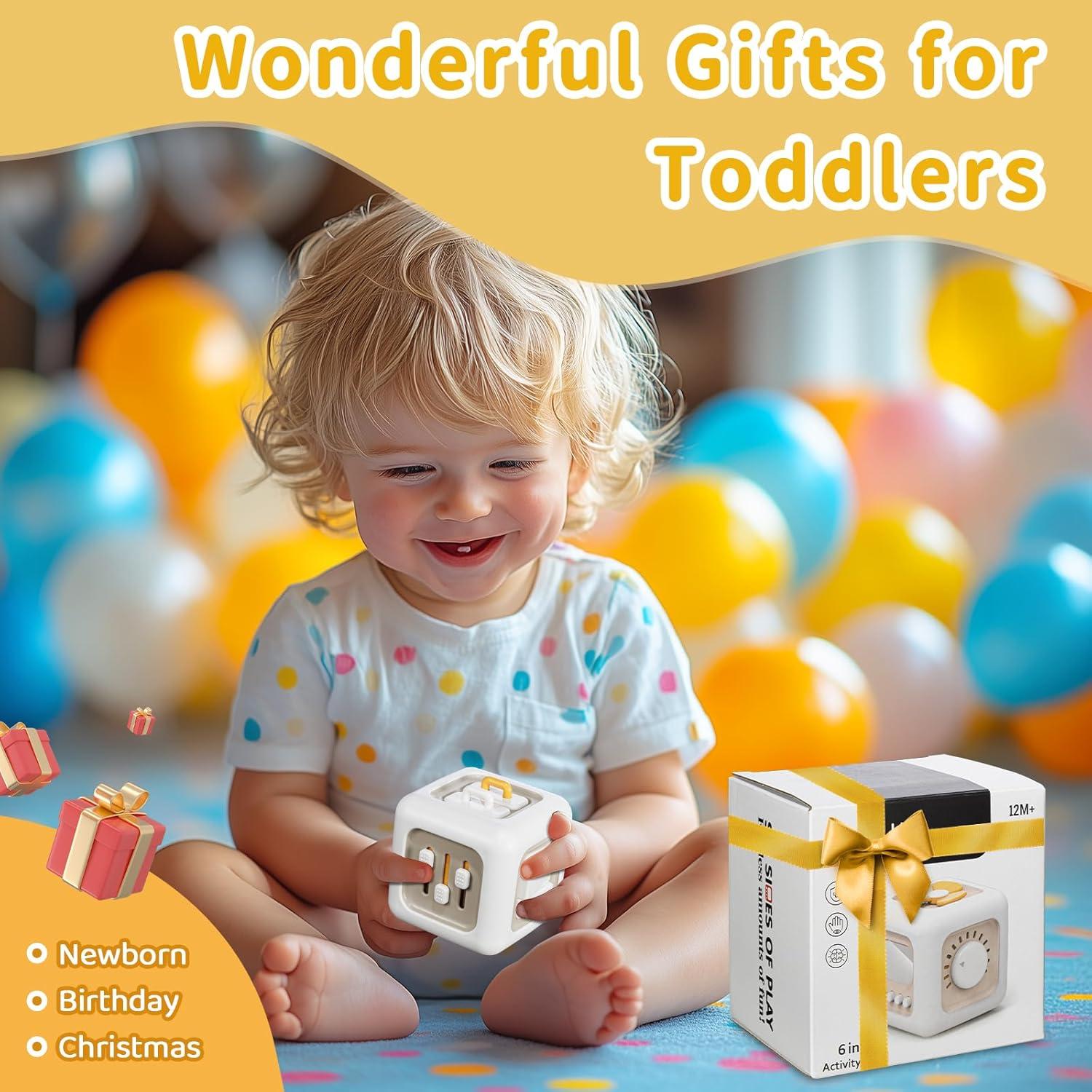 Cubo de Actividad Montessori BLF FUN para Bebés 12-18 Meses