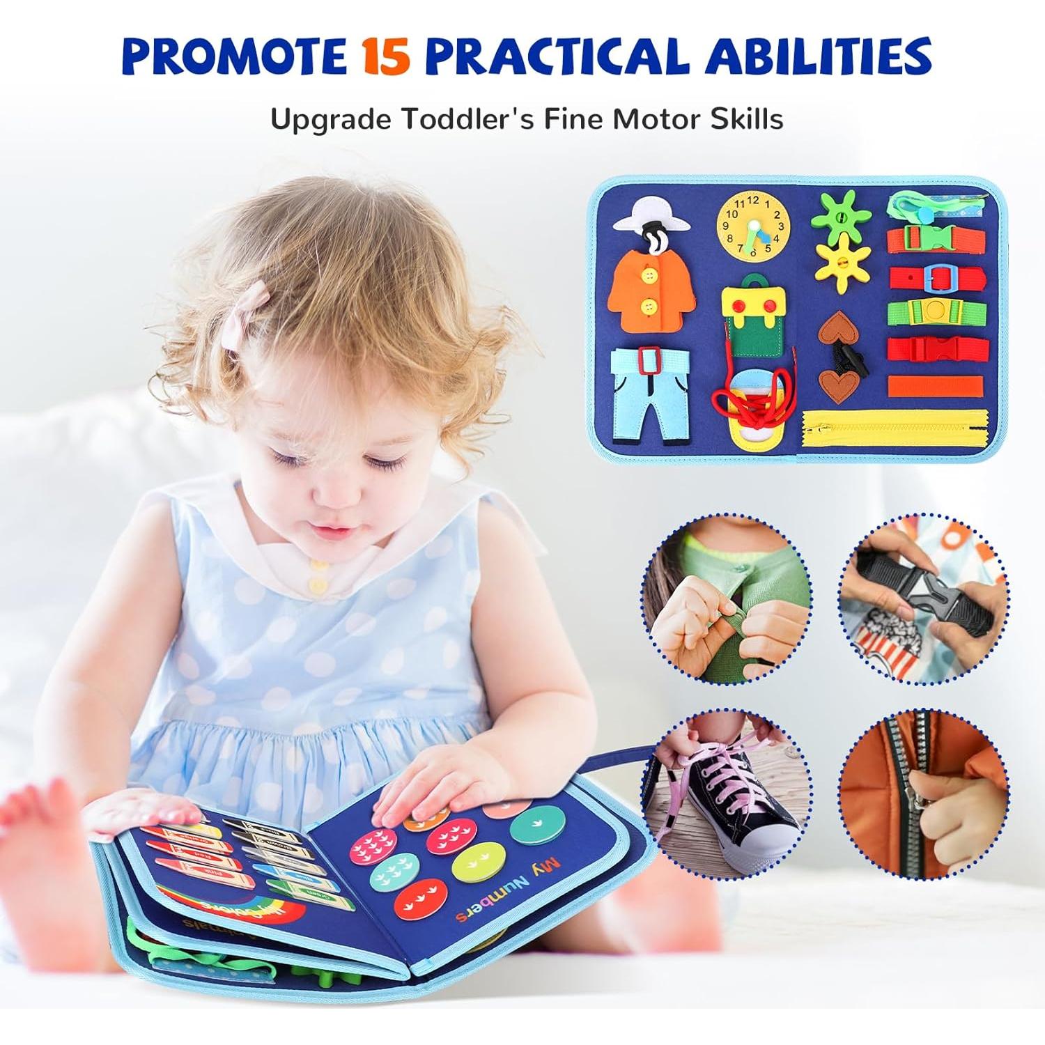 Tablero Ocupado Montessori Unirico para Niños 3-12 Años