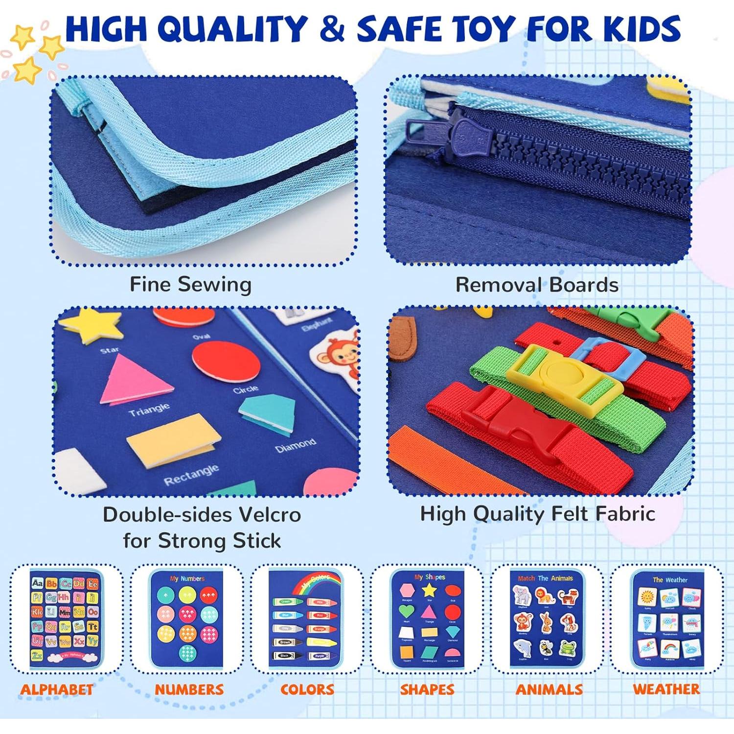 Tablero Ocupado Montessori Unirico para Niños 3-12 Años