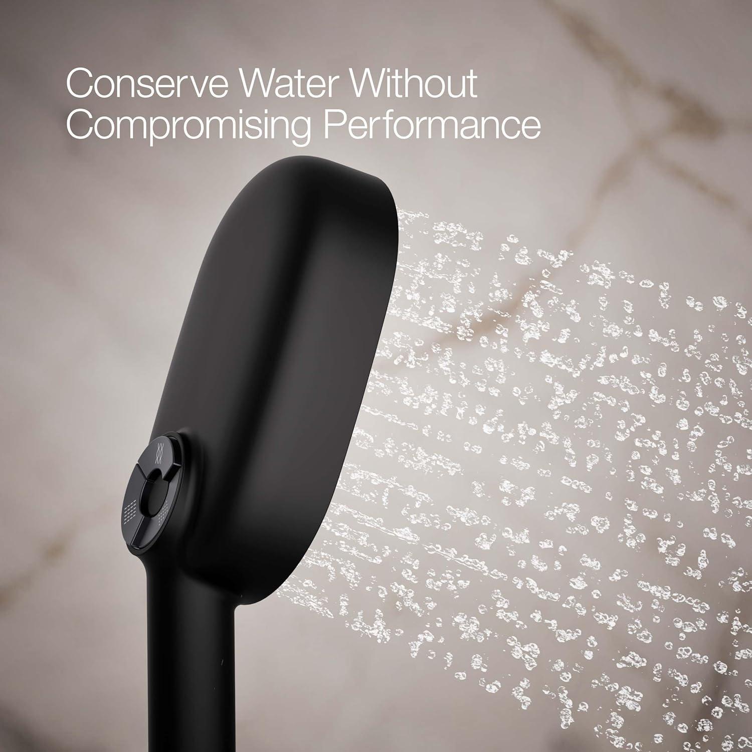 Ducha de Mano Multifuncional Kohler 26284-BL Negro Mate 9.5 LPM