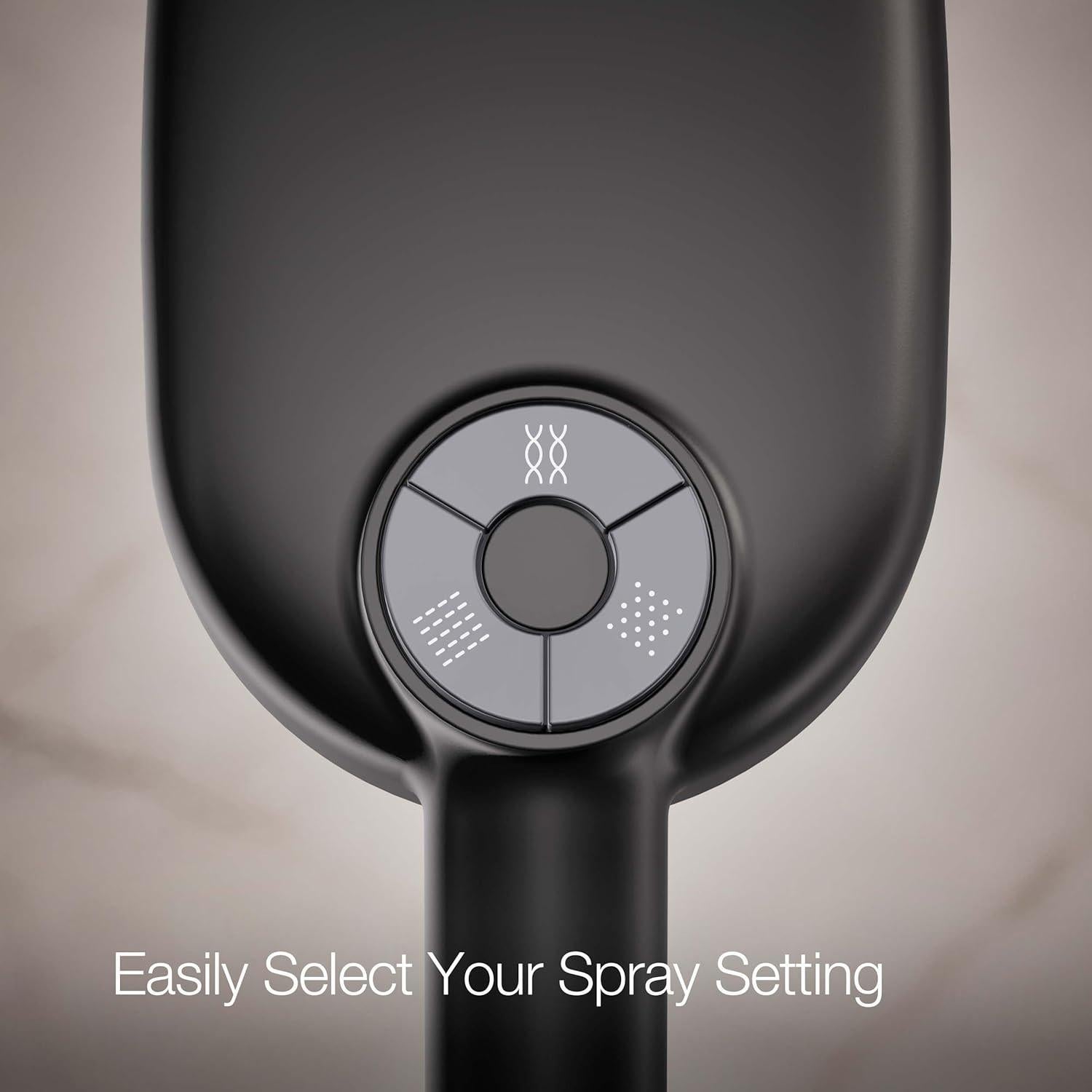 Ducha de Mano Multifuncional Kohler 26284-BL Negro Mate 9.5 LPM