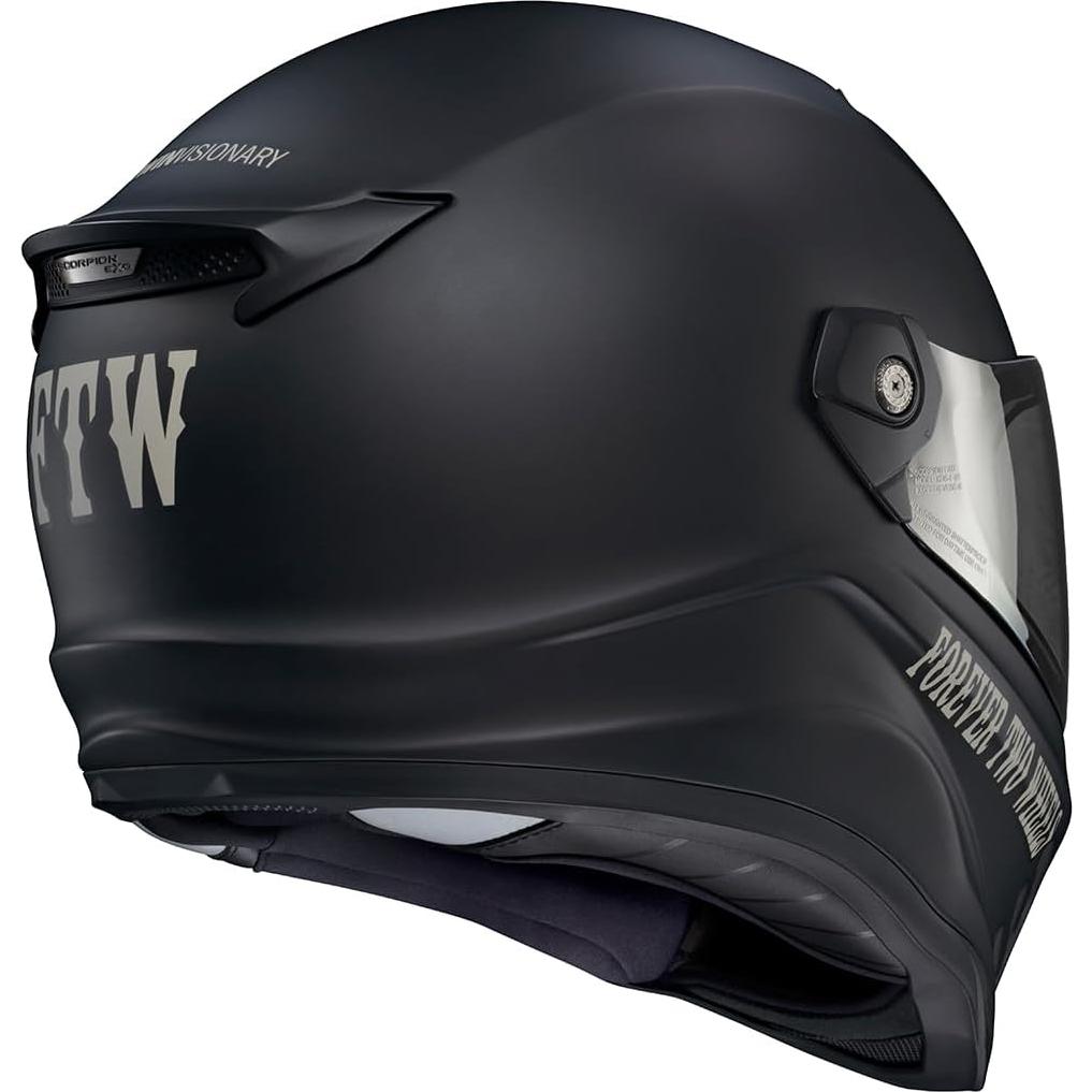 Casco Integral ScorpionEXO Covert FX Negro Mate Mediano