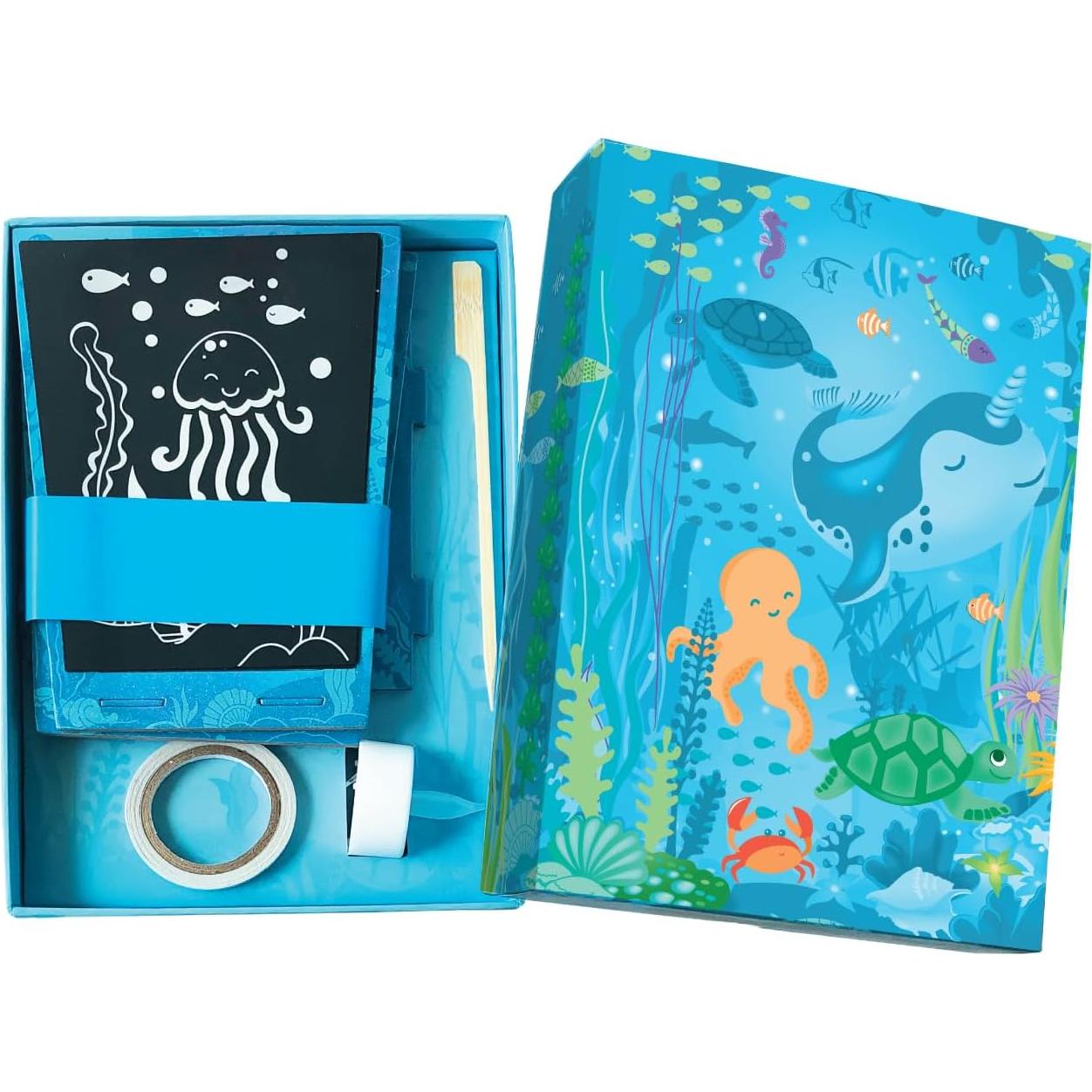 Totally Twilight Under The Sea Life Lantern Scratch Art Night Light Kit to Make and Enjoy