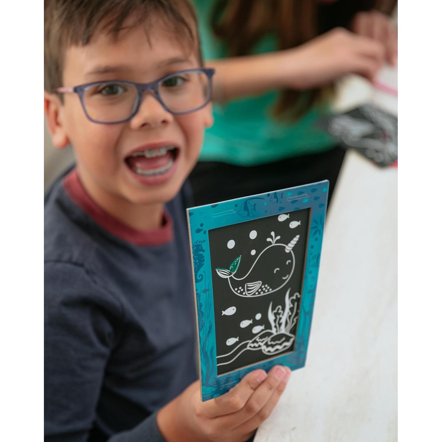 Totally Twilight Under The Sea Life Lantern Scratch Art Night Light Kit to Make and Enjoy