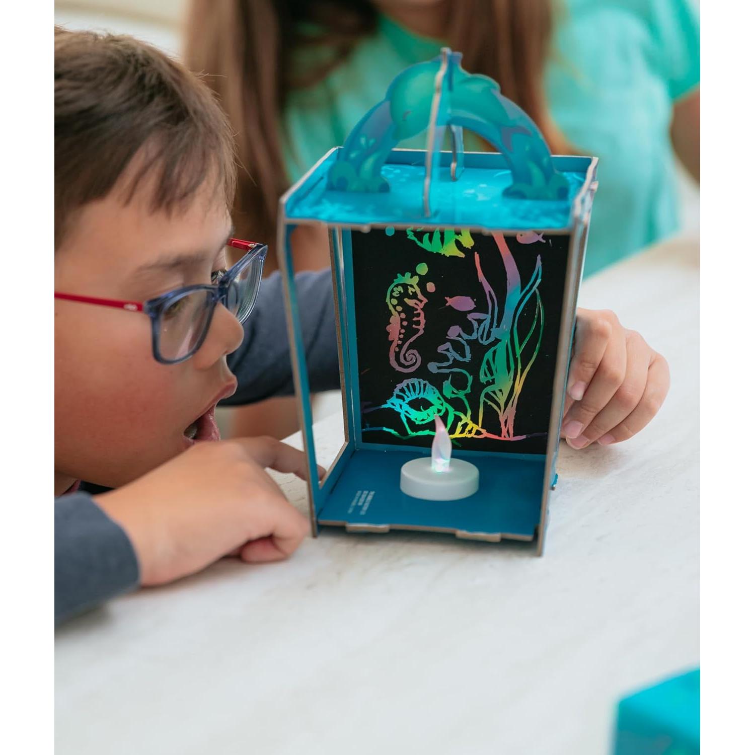 Totally Twilight Under The Sea Life Lantern Scratch Art Night Light Kit to Make and Enjoy