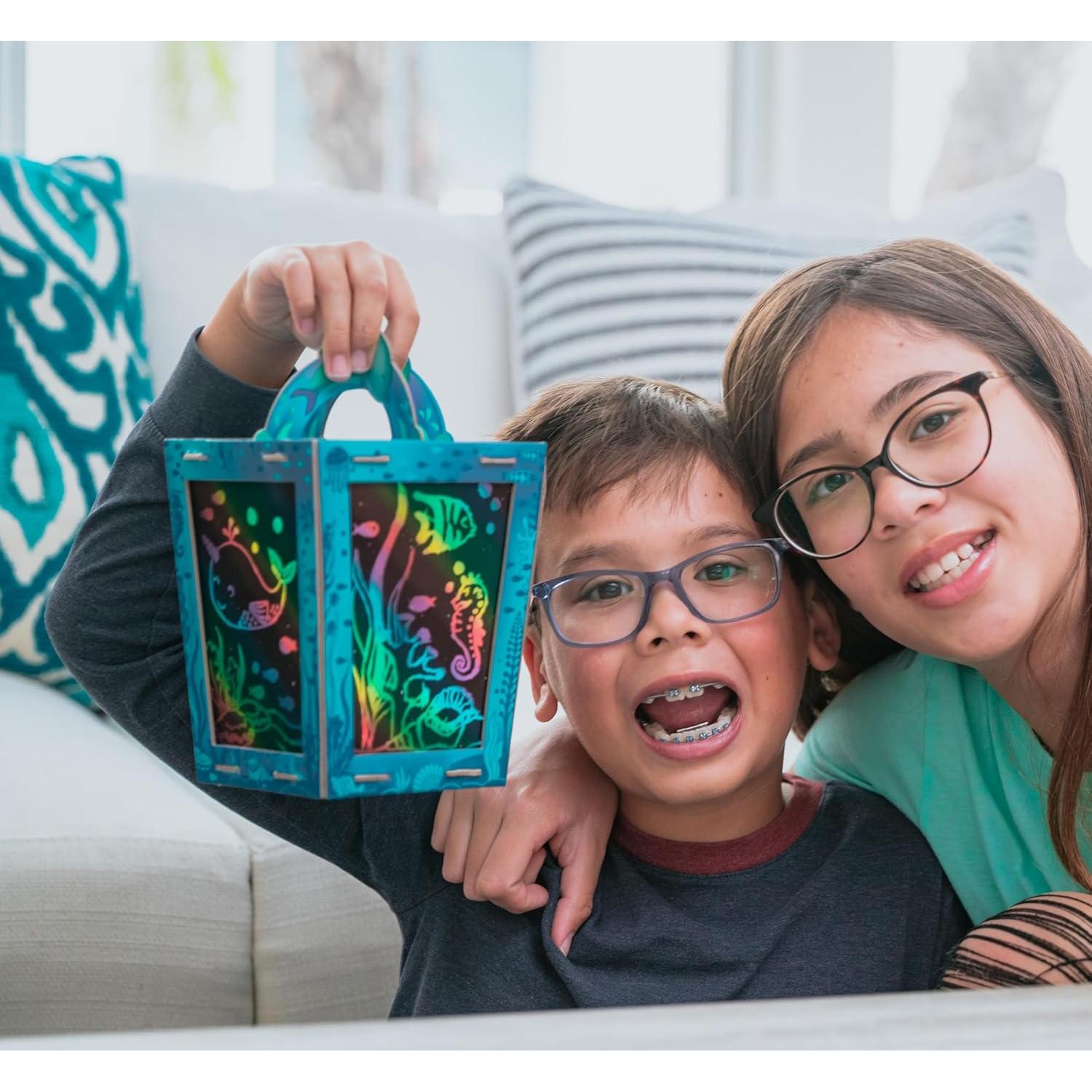 Totally Twilight Under The Sea Life Lantern Scratch Art Night Light Kit to Make and Enjoy