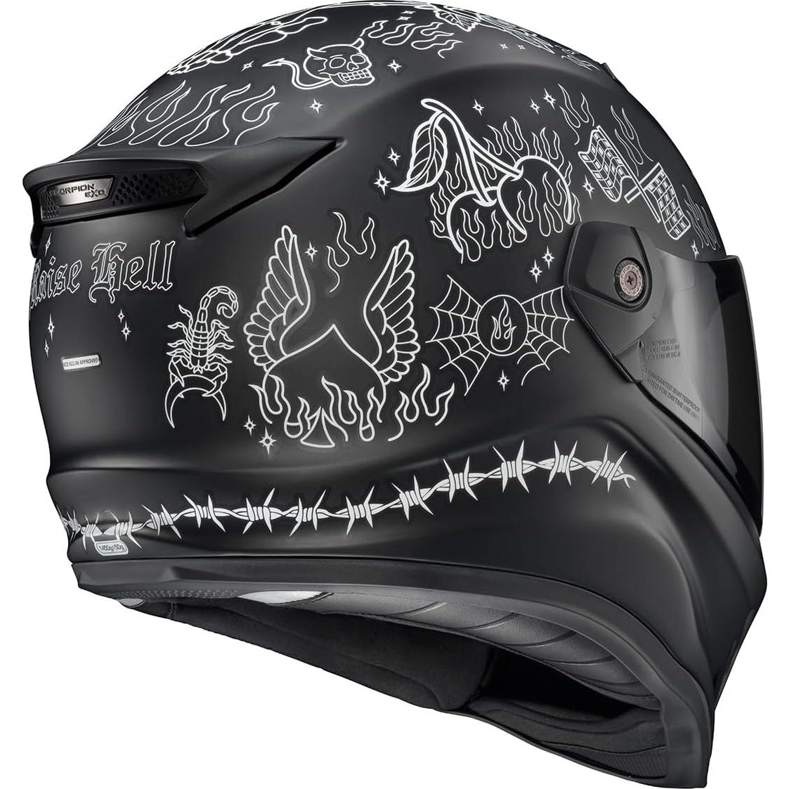 Casco Integral ScorpionEXO Covert FX Litas 2 Negro 2X
