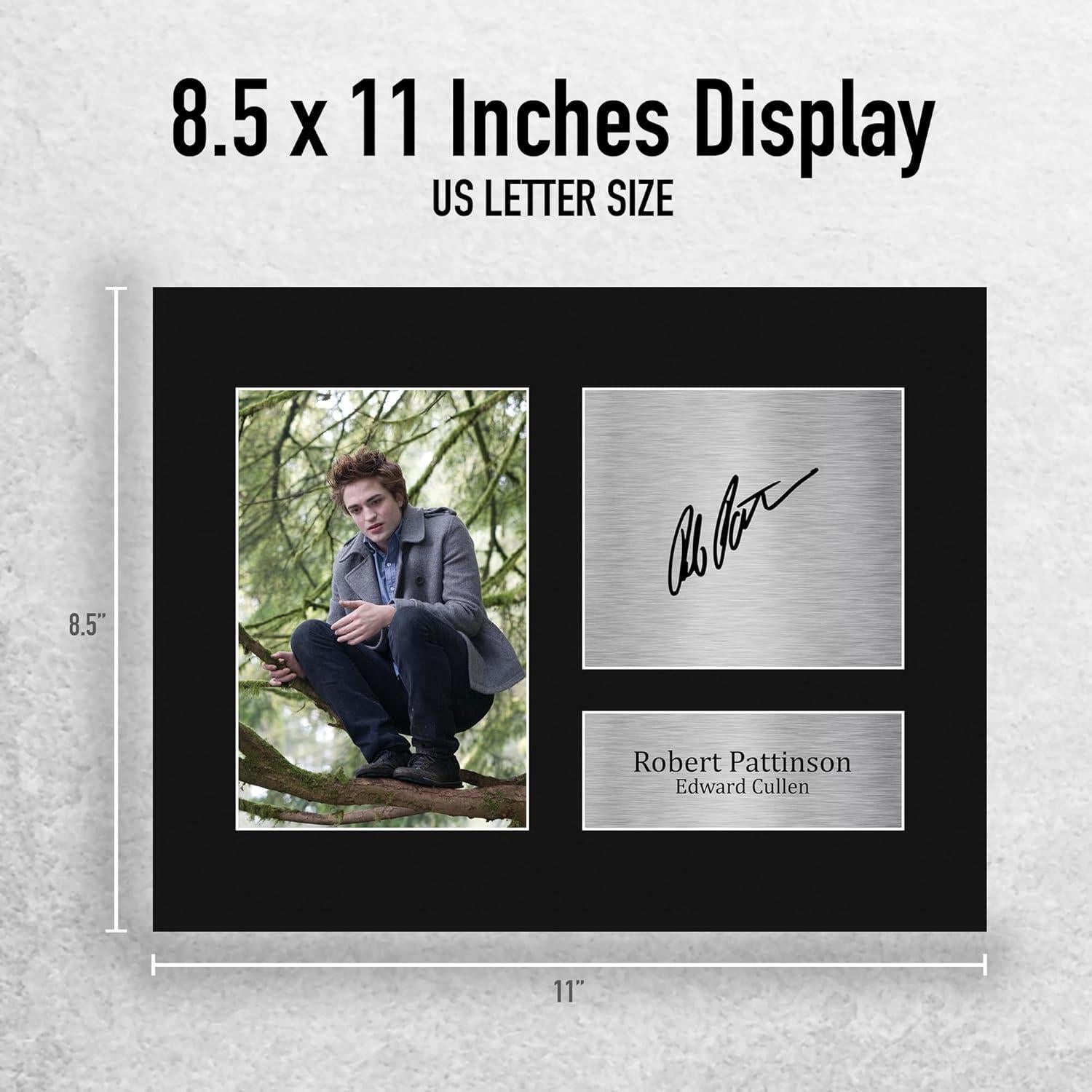 Foto Autografiada Robert Pattinson Crepúsculo 27.99x23.06cm