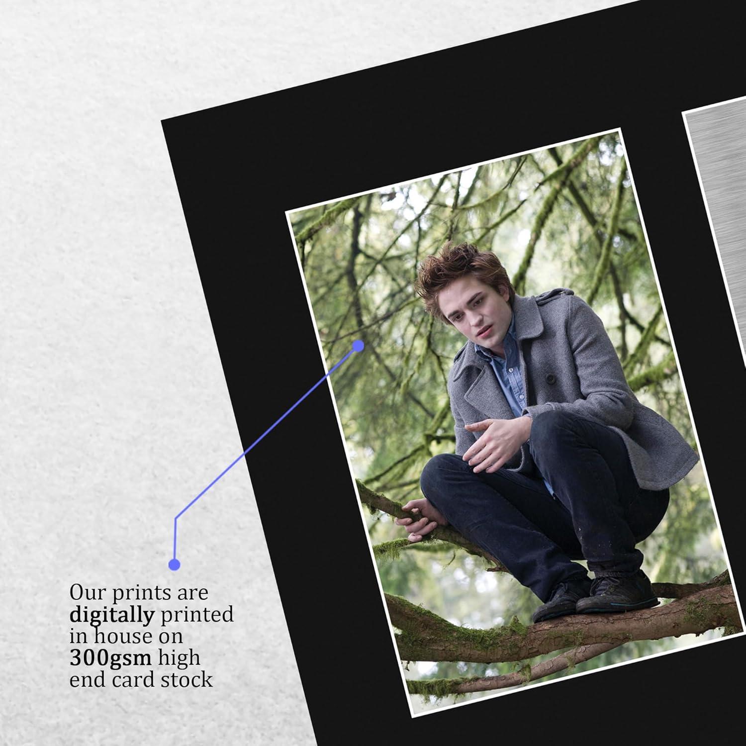 Foto Autografiada Robert Pattinson Crepúsculo 27.99x23.06cm