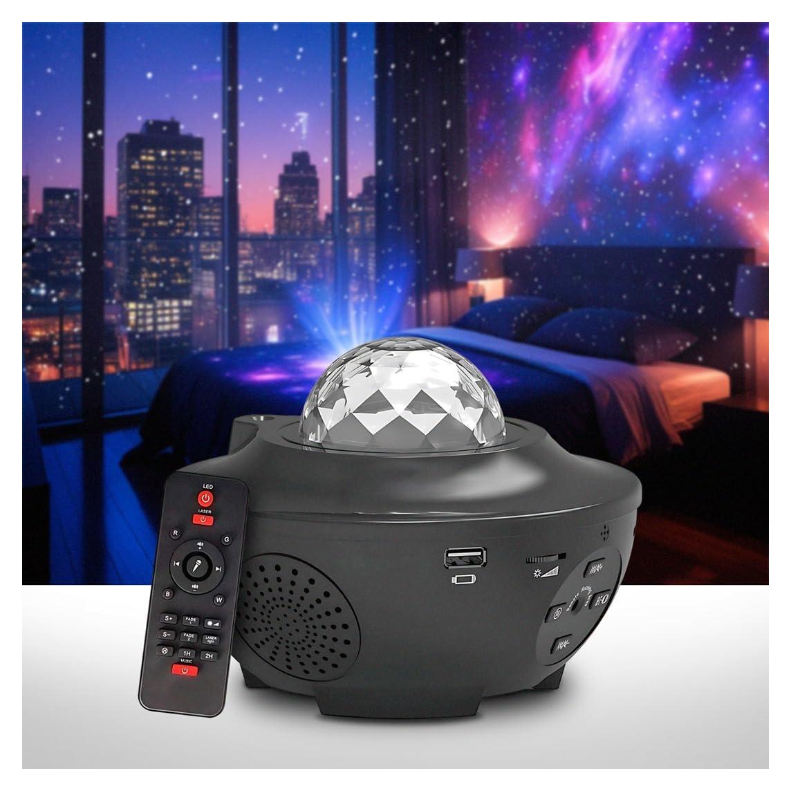 Proyector de Estrellas LED McNick BL-XK01 con Altavoz y USB