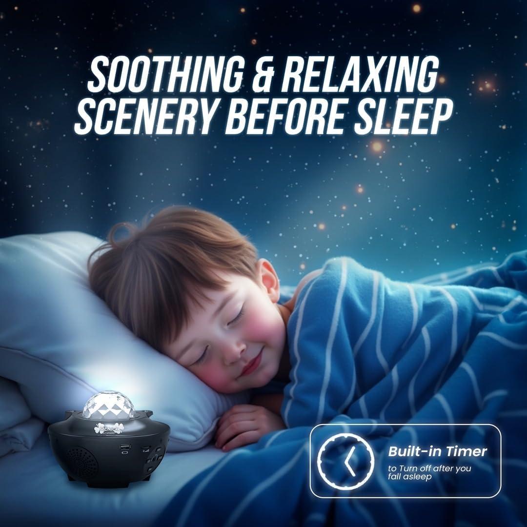 Proyector de Estrellas LED McNick BL-XK01 con Altavoz y USB
