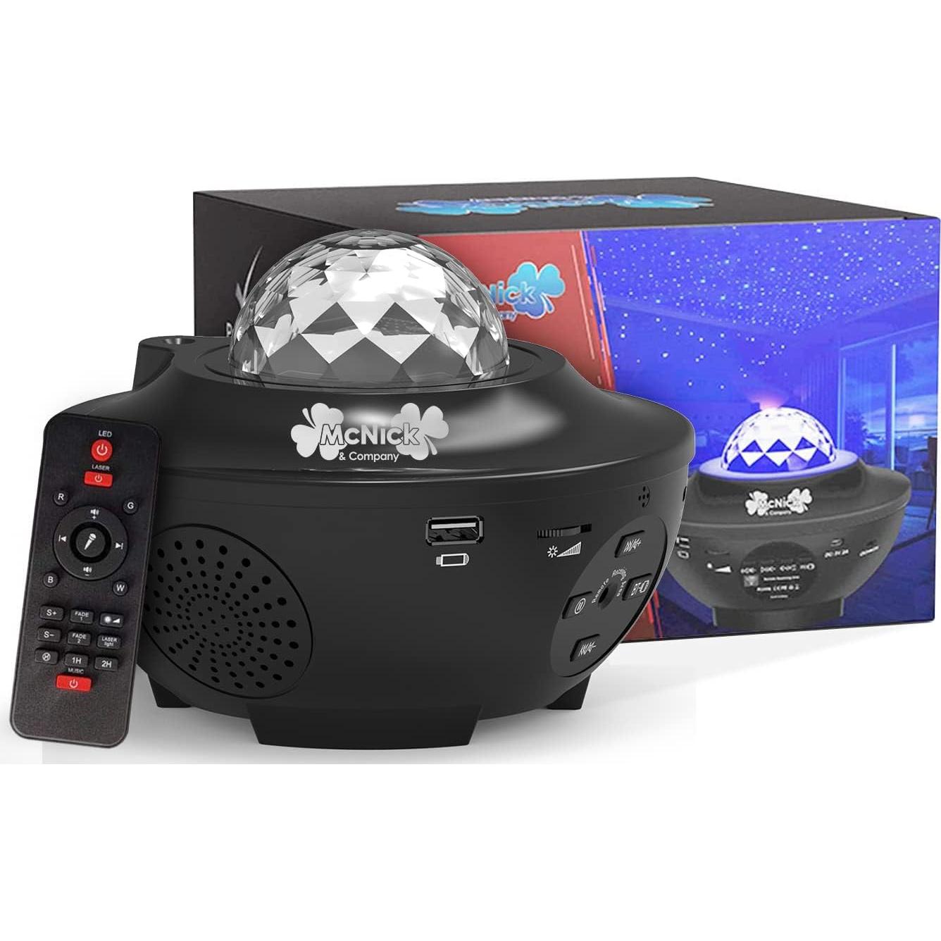 Proyector de Estrellas LED McNick BL-XK01 con Altavoz y USB