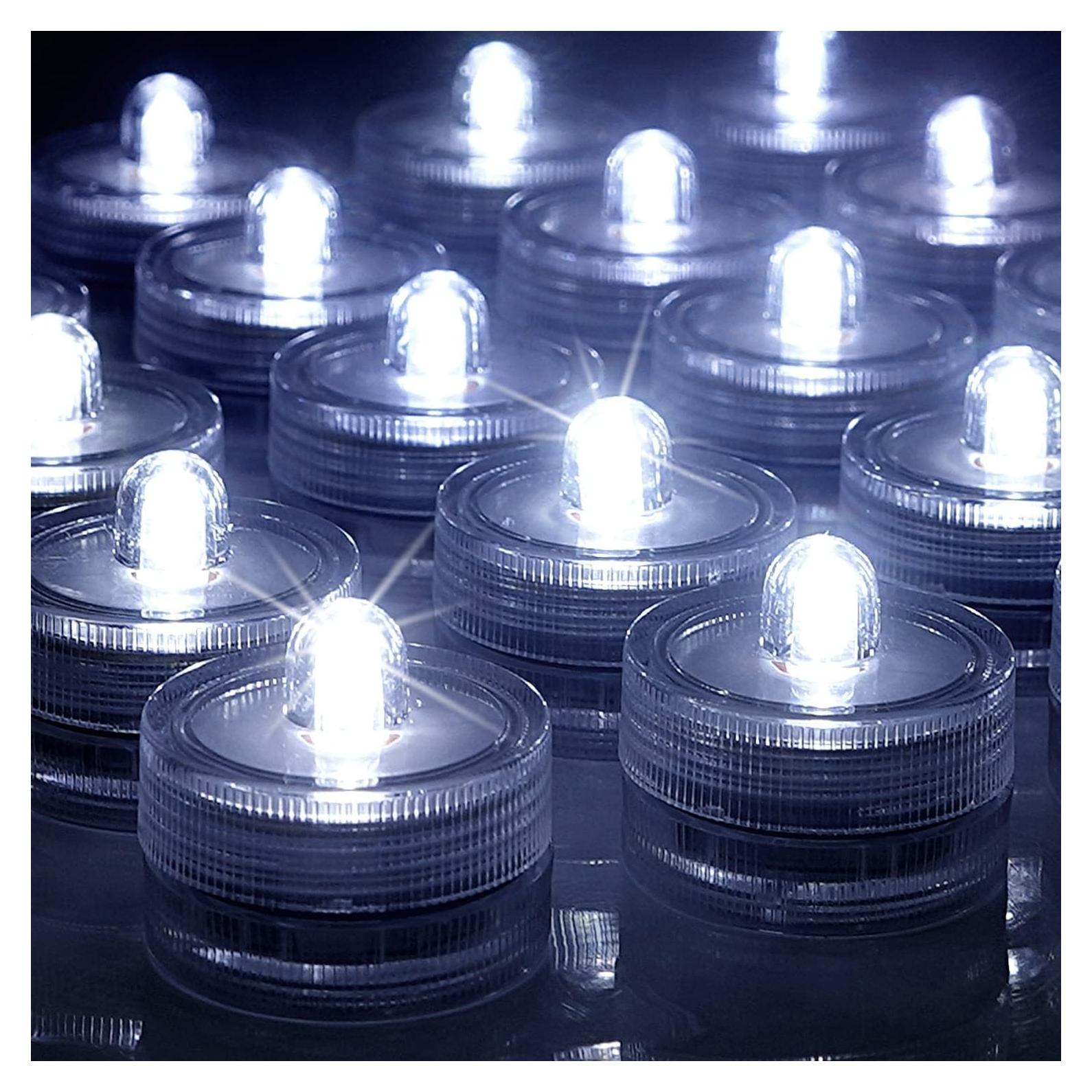 Luces LED Sumergibles SHYMERY Blancas - Paquete de 24