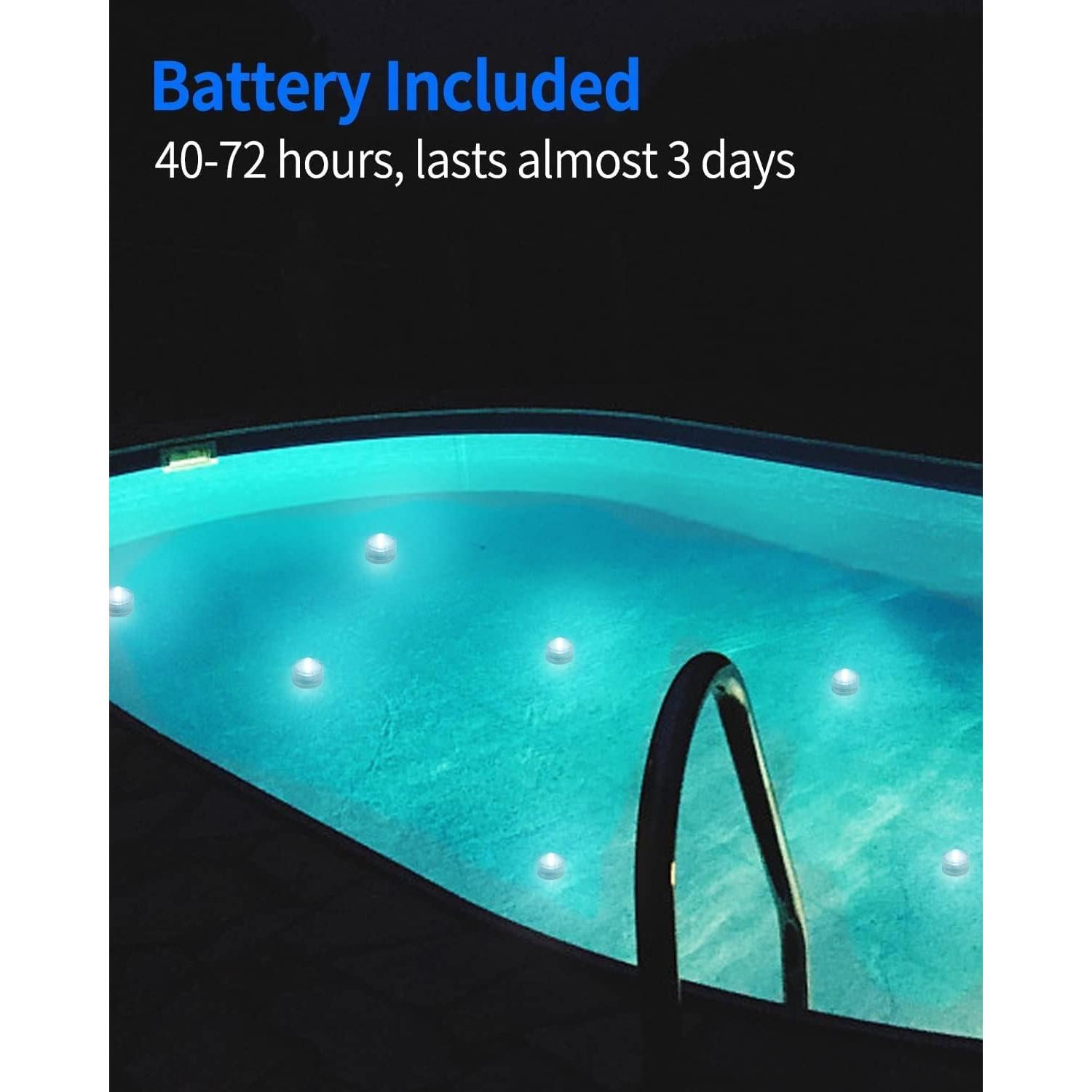 Luces LED Sumergibles SHYMERY Blancas - Paquete de 24