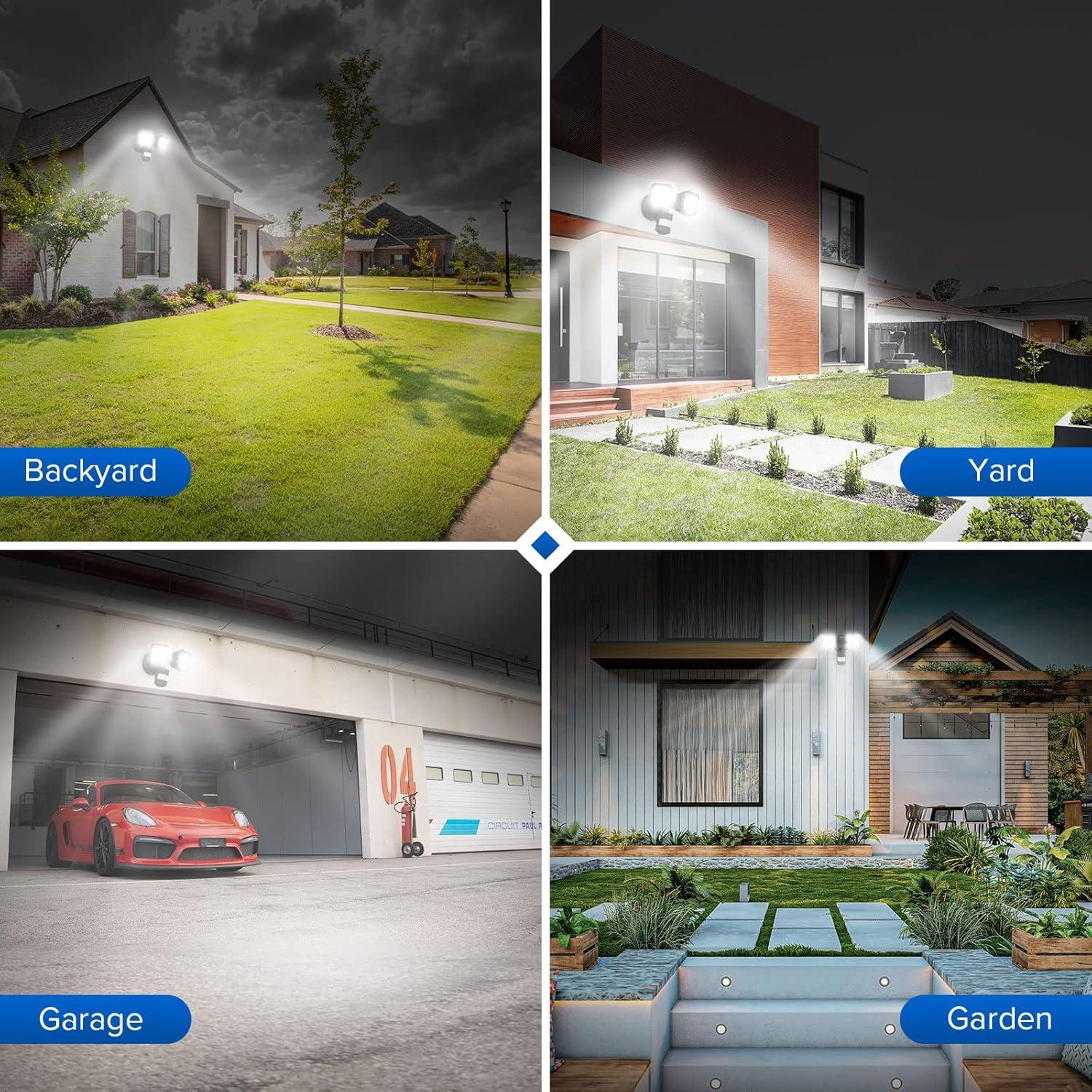 Luz de Inundación LED SANSI 36W con Sensor de Movimiento IP65