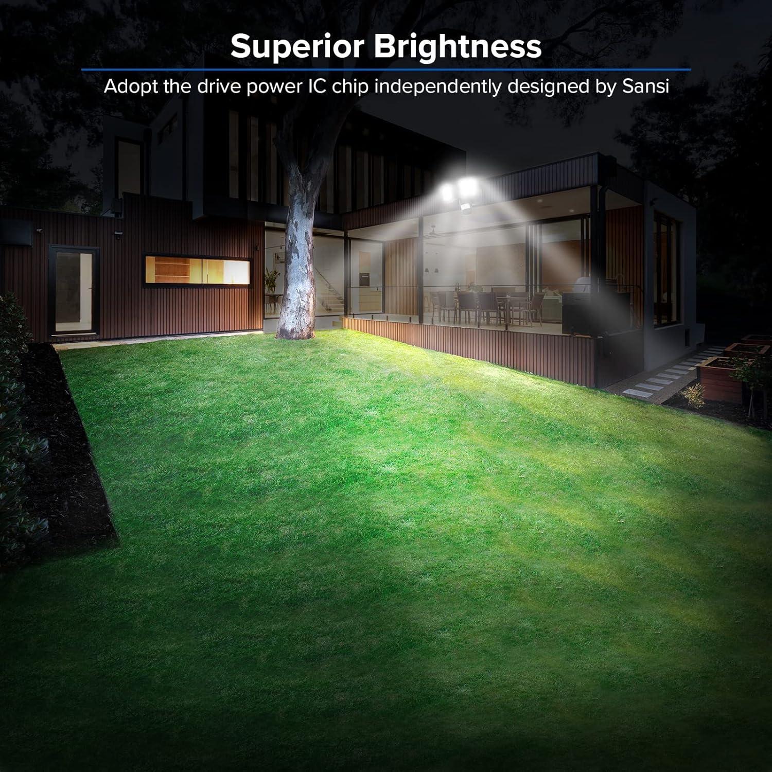 Luz de Inundación LED SANSI 36W con Sensor de Movimiento IP65