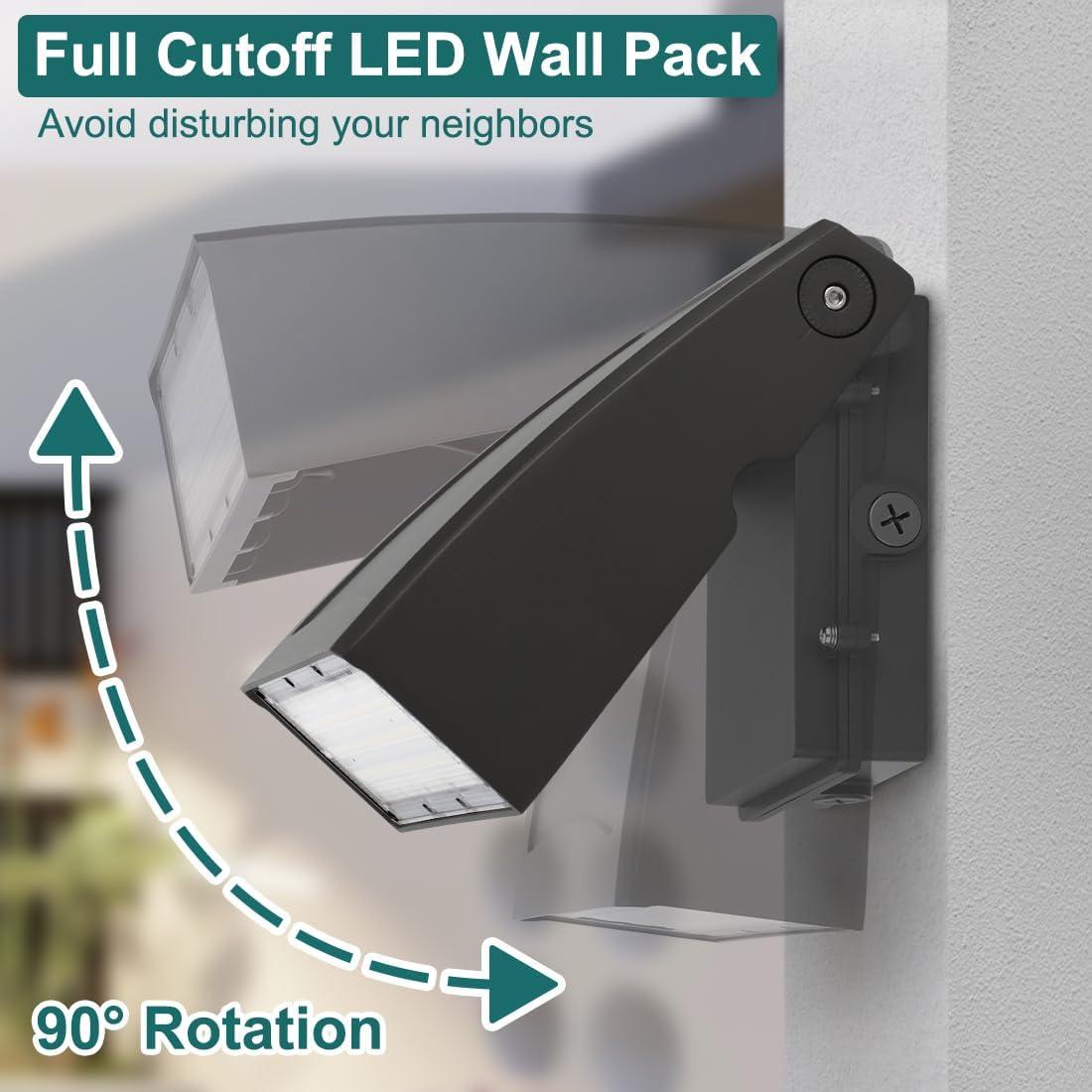 Luz de Pared LED 100W Kadision con Fotocélula 13000lm