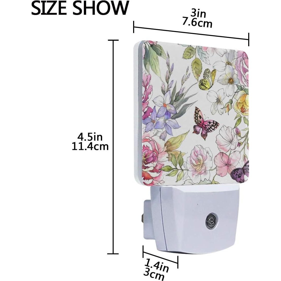 Paquete de 2 Lámparas LED Enchufables Senya con Sensor Luz