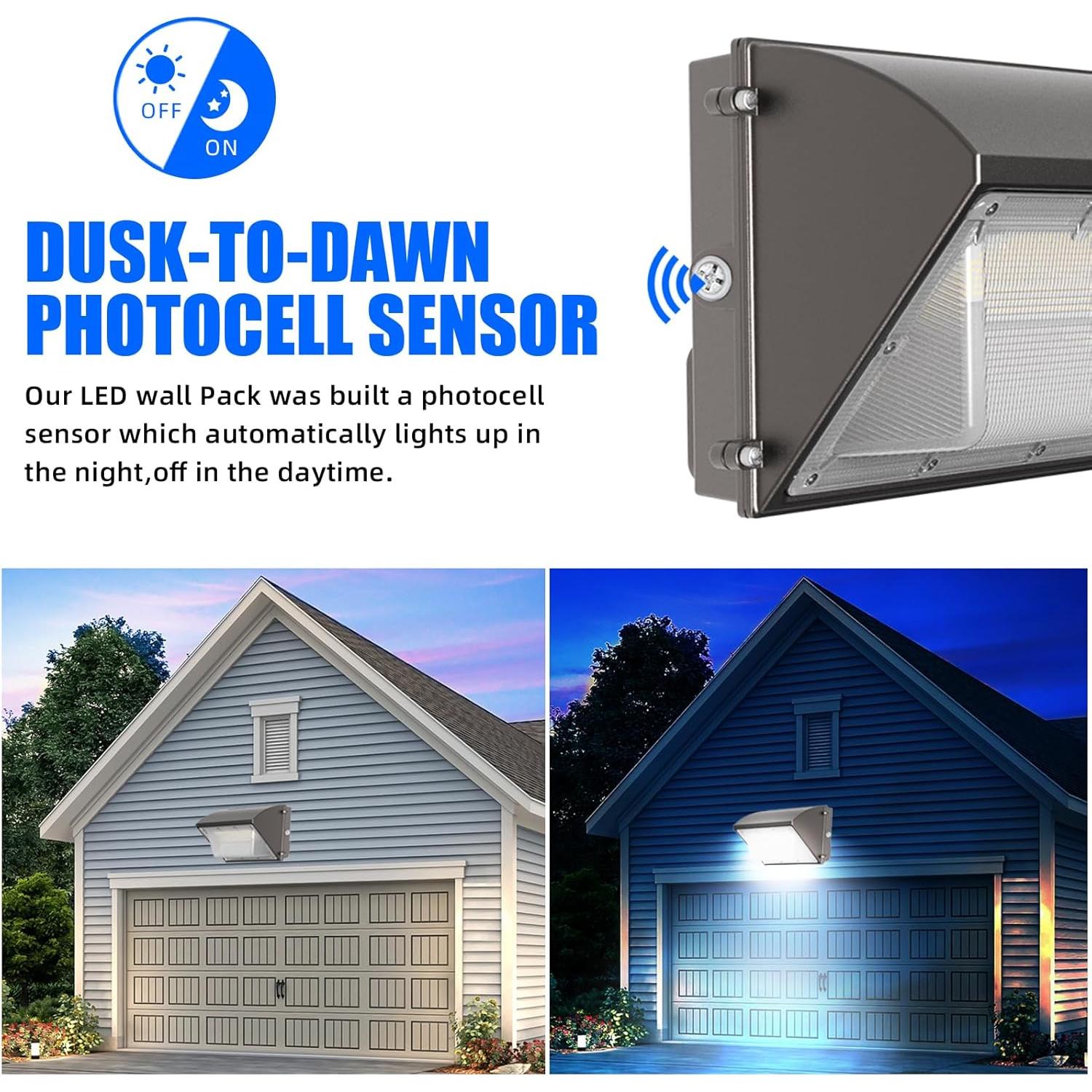 Luz de Pared LED 150W Greensun 18000lm Fotocélula Exterior