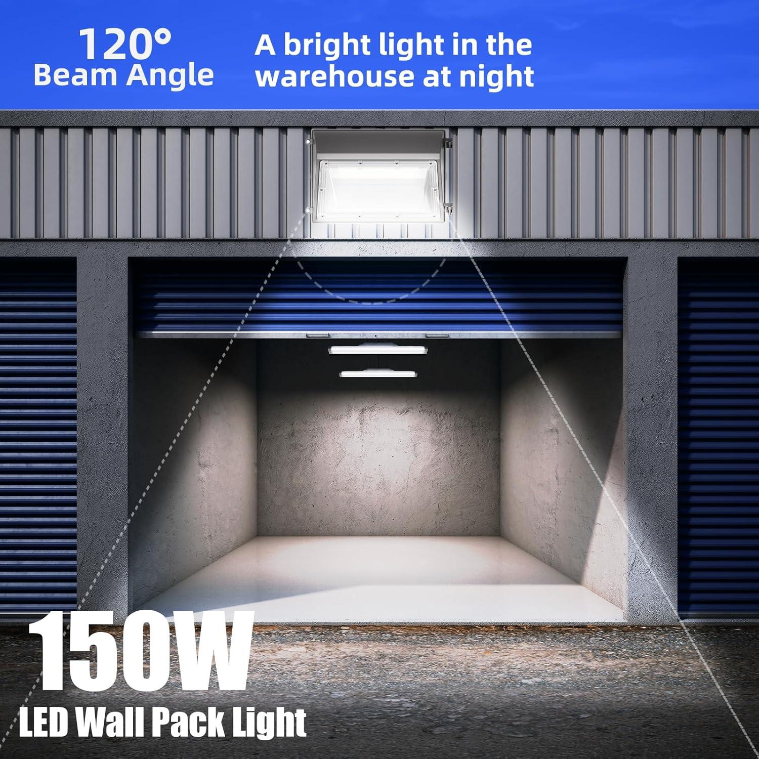 Luz de Pared LED 150W Greensun 18000lm Fotocélula Exterior