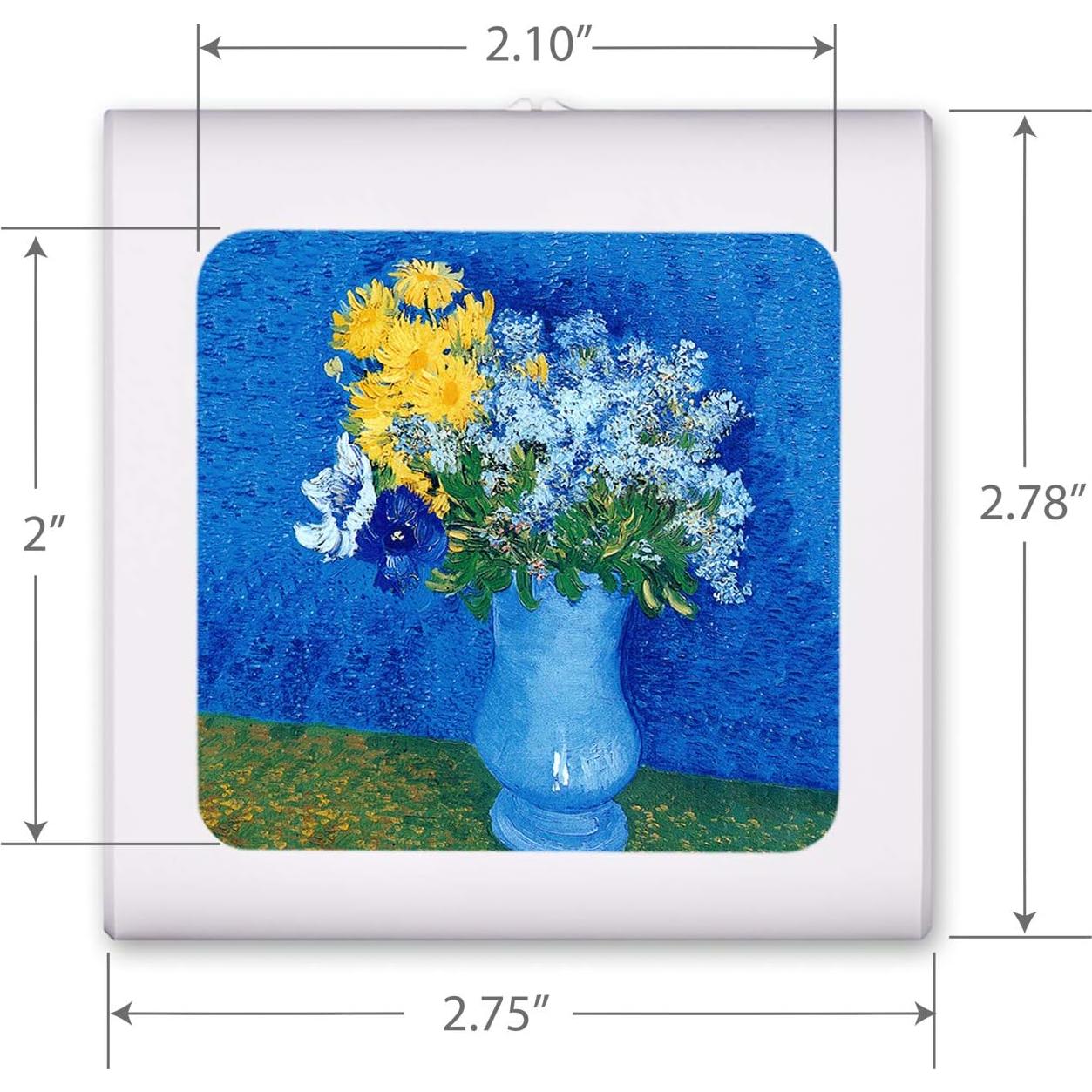 Luz Nocturna LED Art Plates con Sensor Automático y Brillo Ajustable