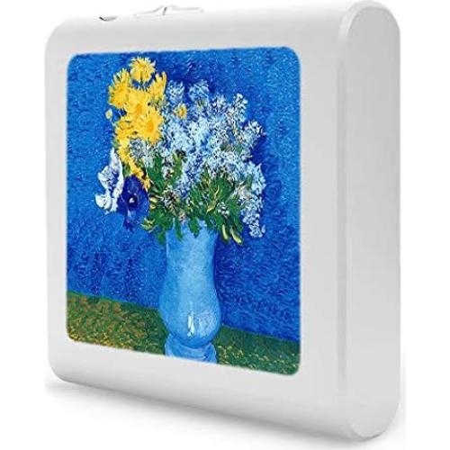 Luz Nocturna LED Art Plates con Sensor Automático y Brillo Ajustable