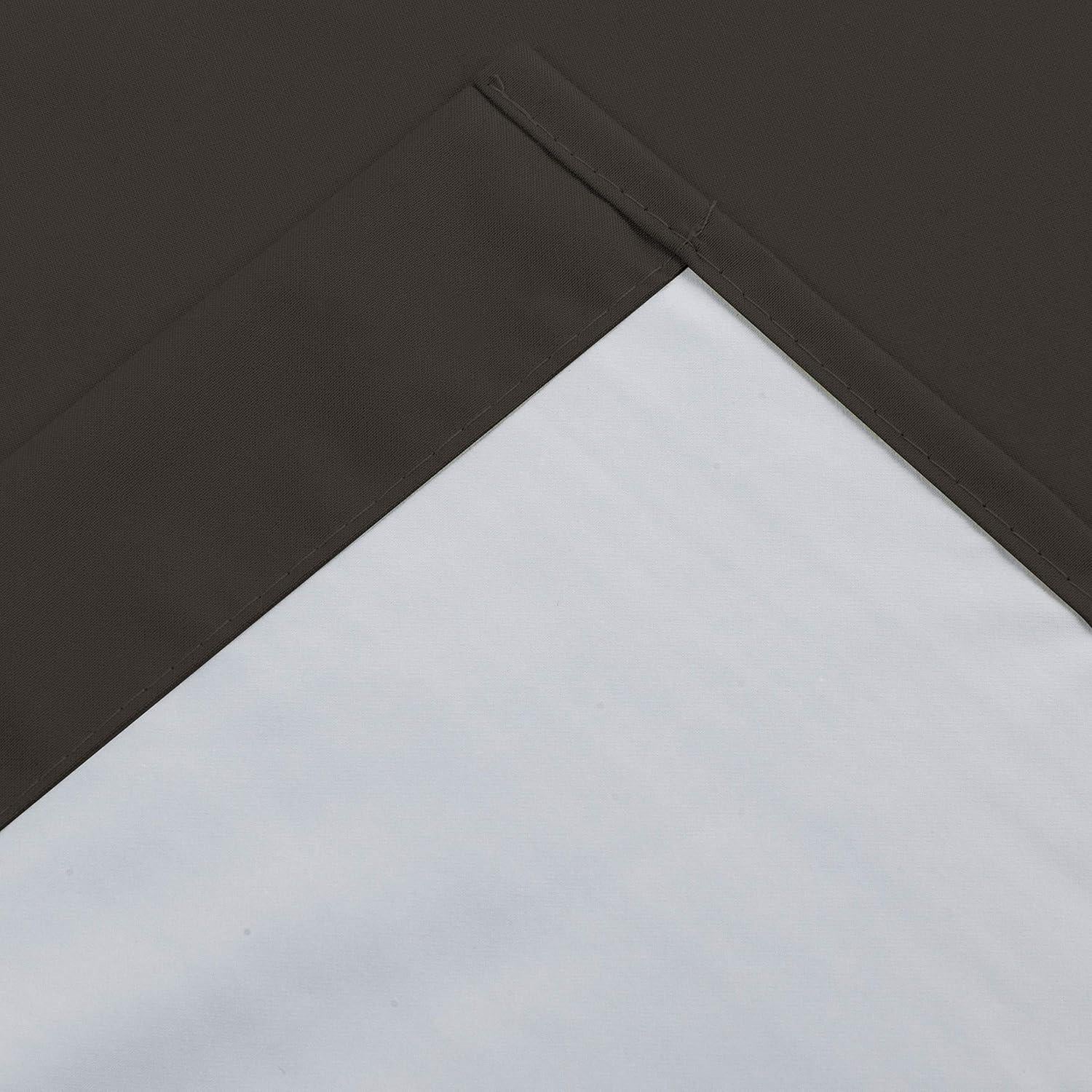 Cortina Valance Opaco Tendencias de Interior 52x18 cm Chocolate