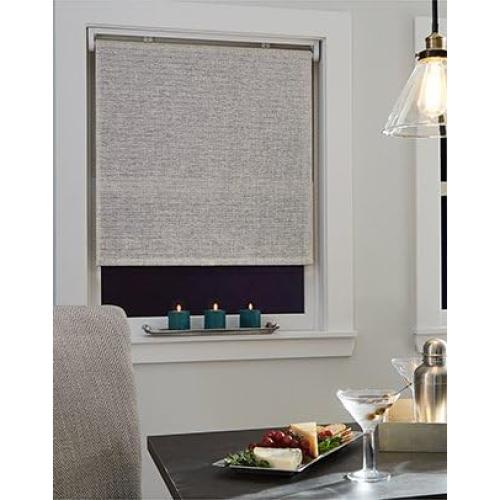 Cortina enrollable sin cordón Curtainworks 119.4x162.6 cm Gris