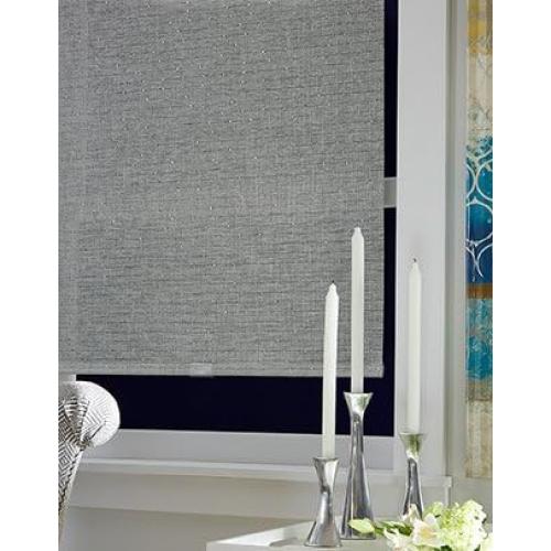 Cortina enrollable sin cordón Curtainworks 119.4x162.6 cm Gris