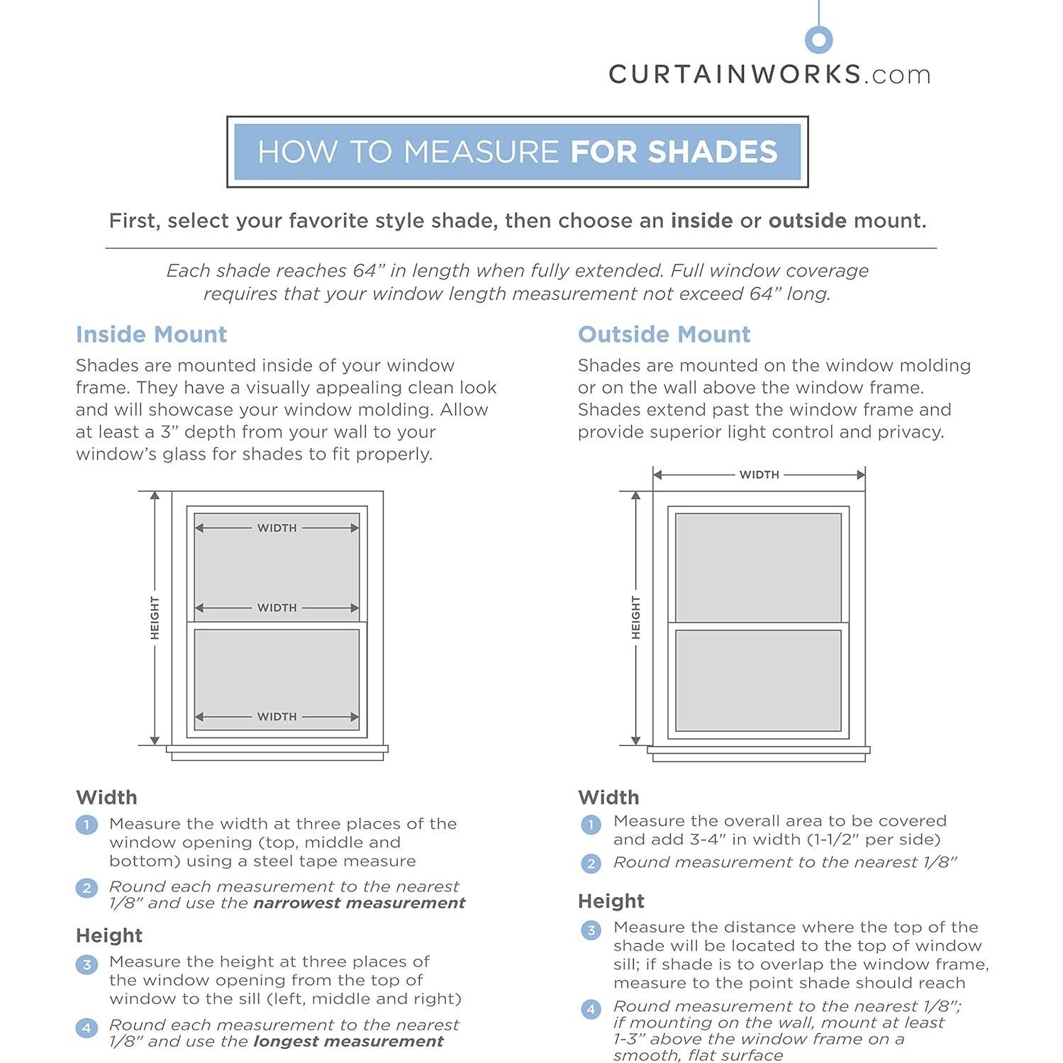 Cortina enrollable sin cordón Curtainworks 119.4x162.6 cm Gris