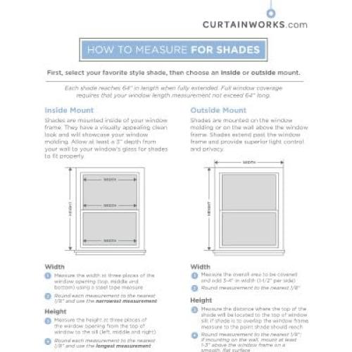 Cortina enrollable sin cordón Curtainworks 119.4x162.6 cm Gris