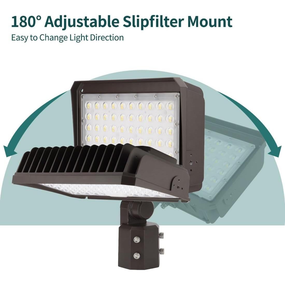 Luz de Inundación LED 150W Kadision con Fotocélula IP65