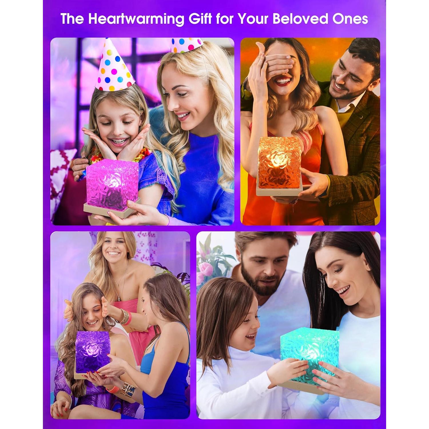 Proyector de Luz Aurora Smerkod FXSW001, Recargable 16 Colores