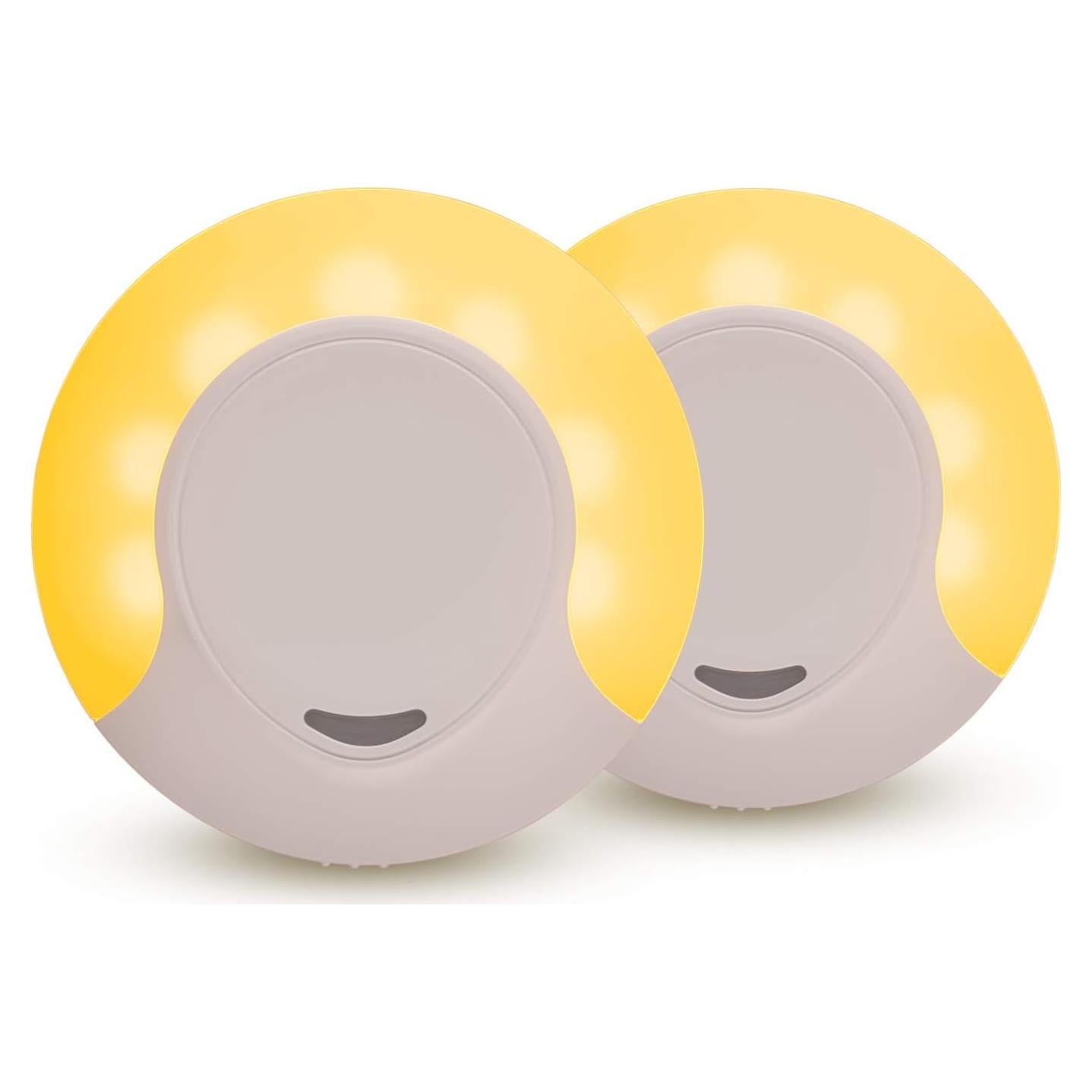 Luz Nocturna LED Ámbar Emagine A con Sensor Automático - 2 Unidades