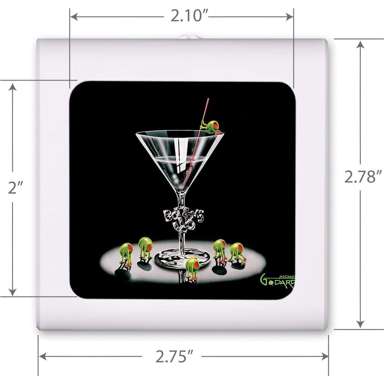 Luz Nocturna LED Regulable Art Plates con Sensor Automático